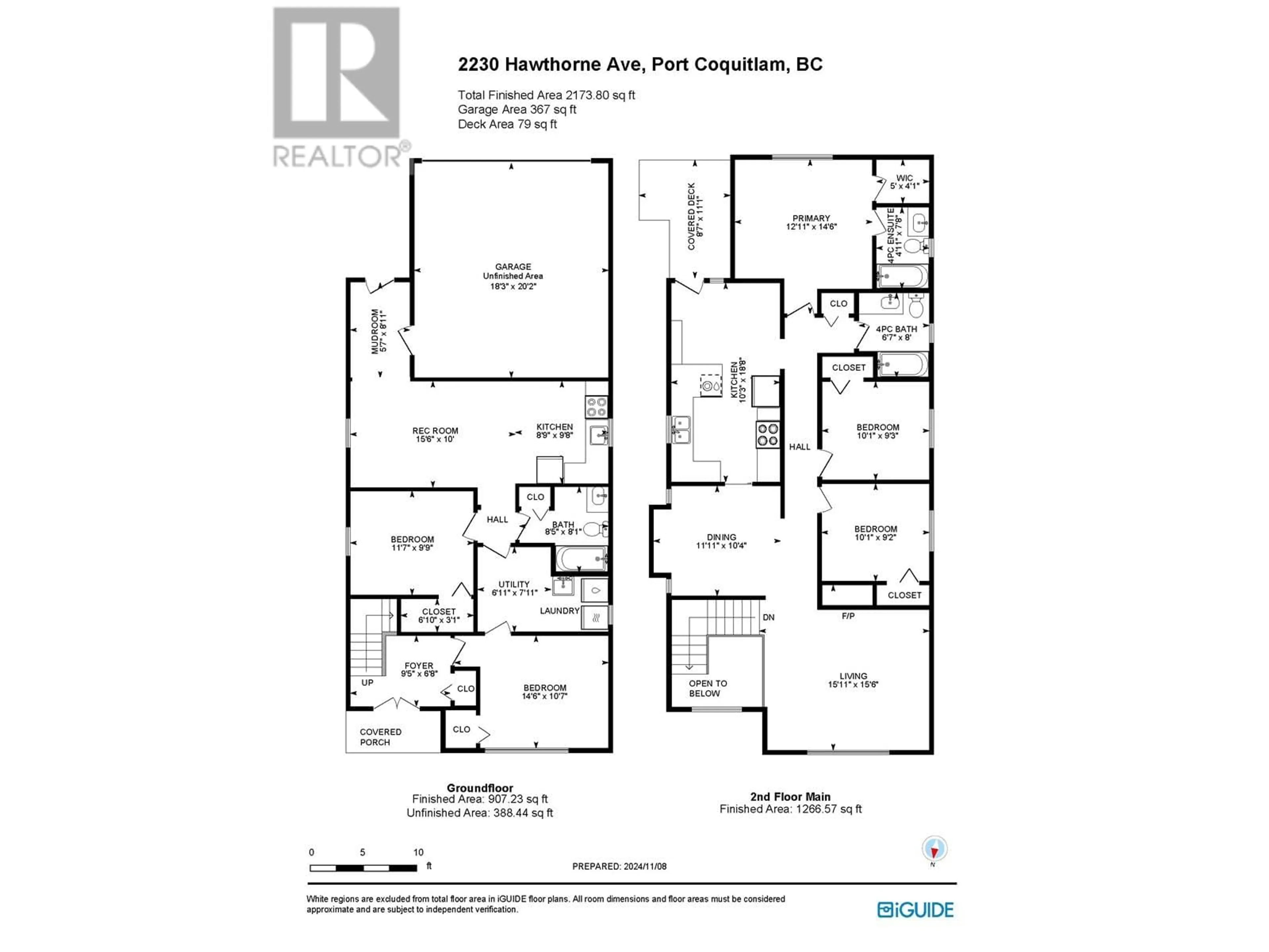 Floor plan for 2230 HAWTHORNE AVENUE, Port Coquitlam British Columbia V3C1W6