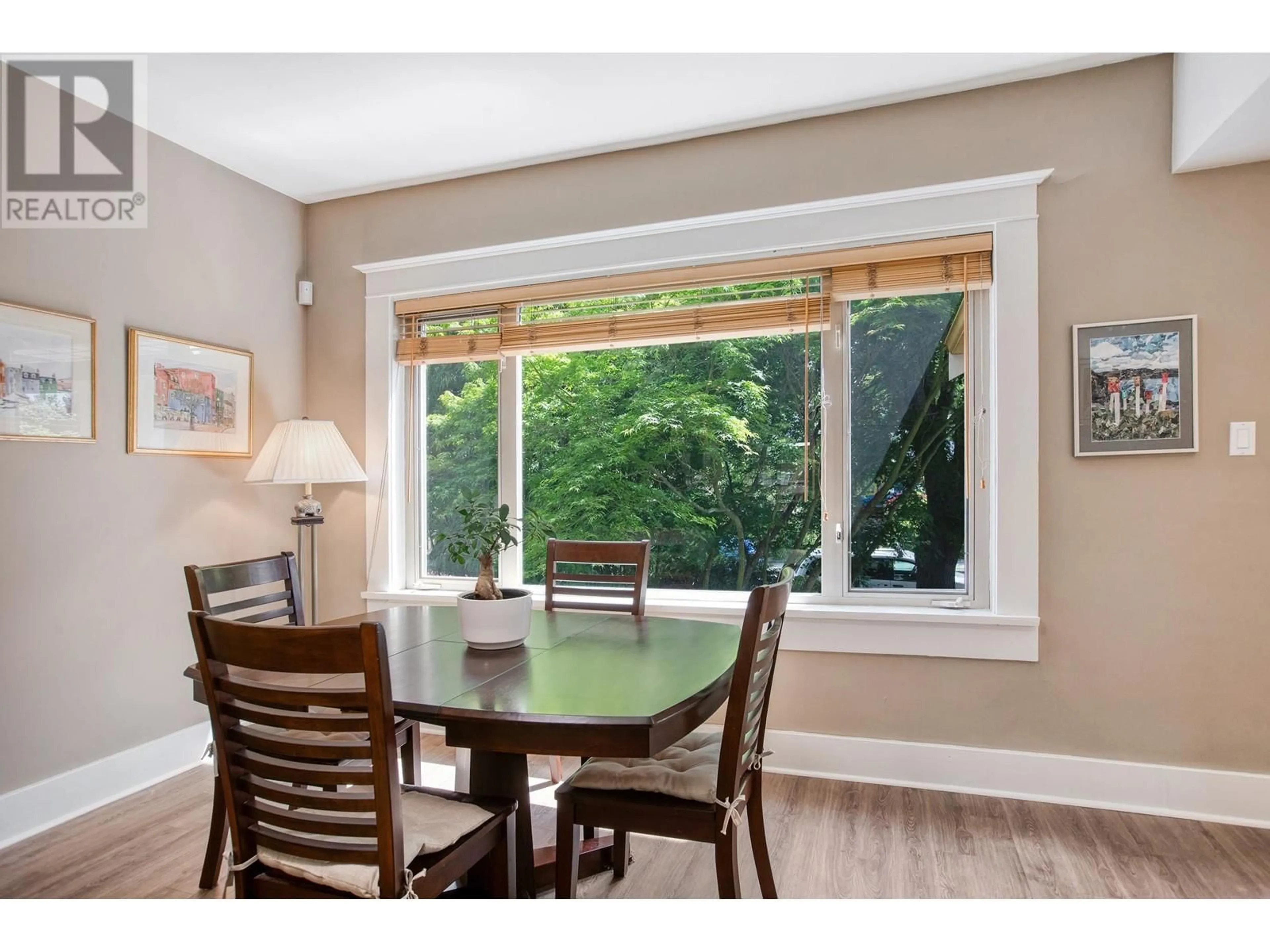 Dining room, wood/laminate floor for 1353 MAPLE STREET, Vancouver British Columbia V6J3S1