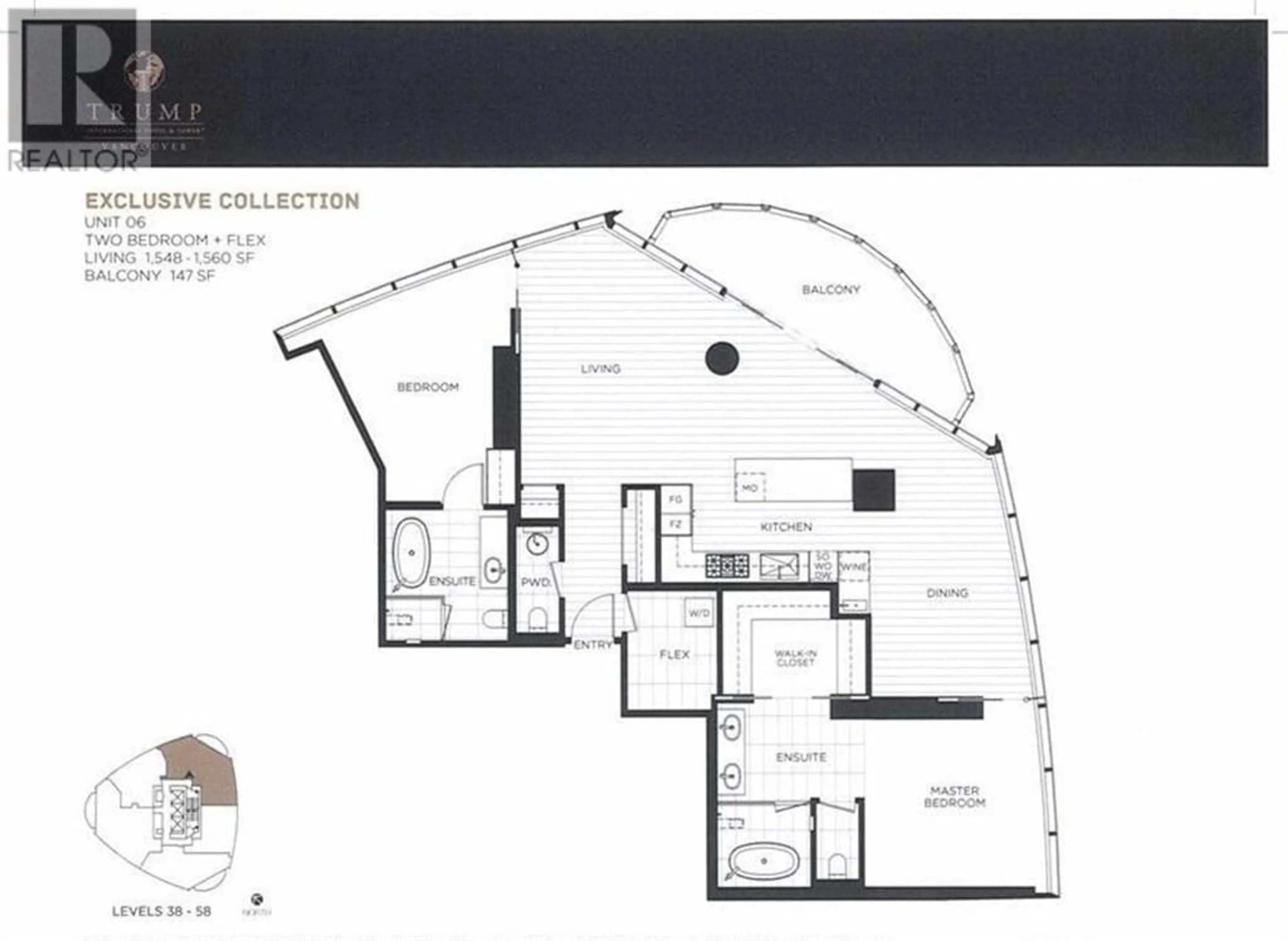 Floor plan for 5606 - 1151 GEORGIA STREET, Vancouver British Columbia V6E0B3