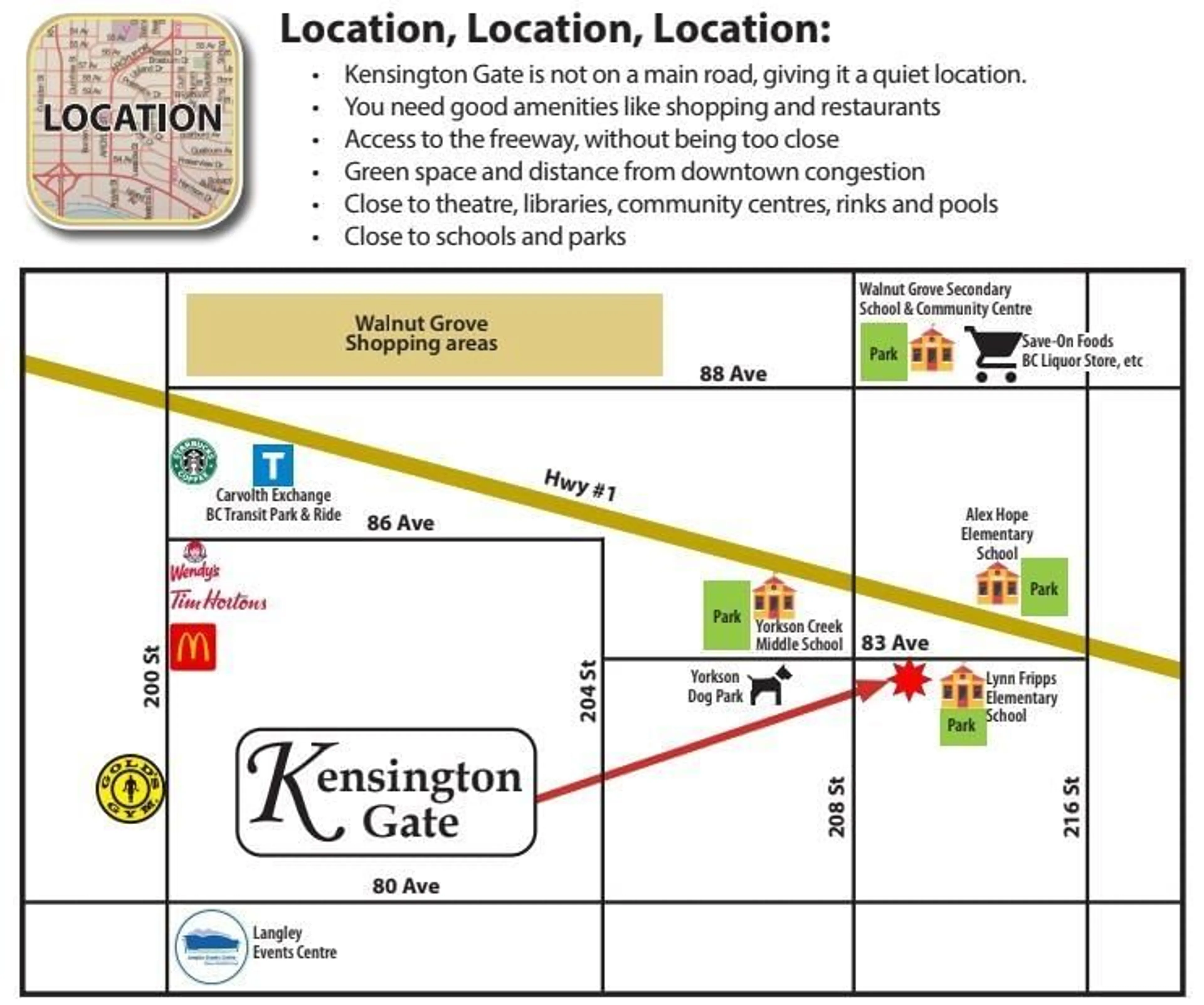 Picture of a map for 201 - 20932 83, Langley British Columbia V0V0V0