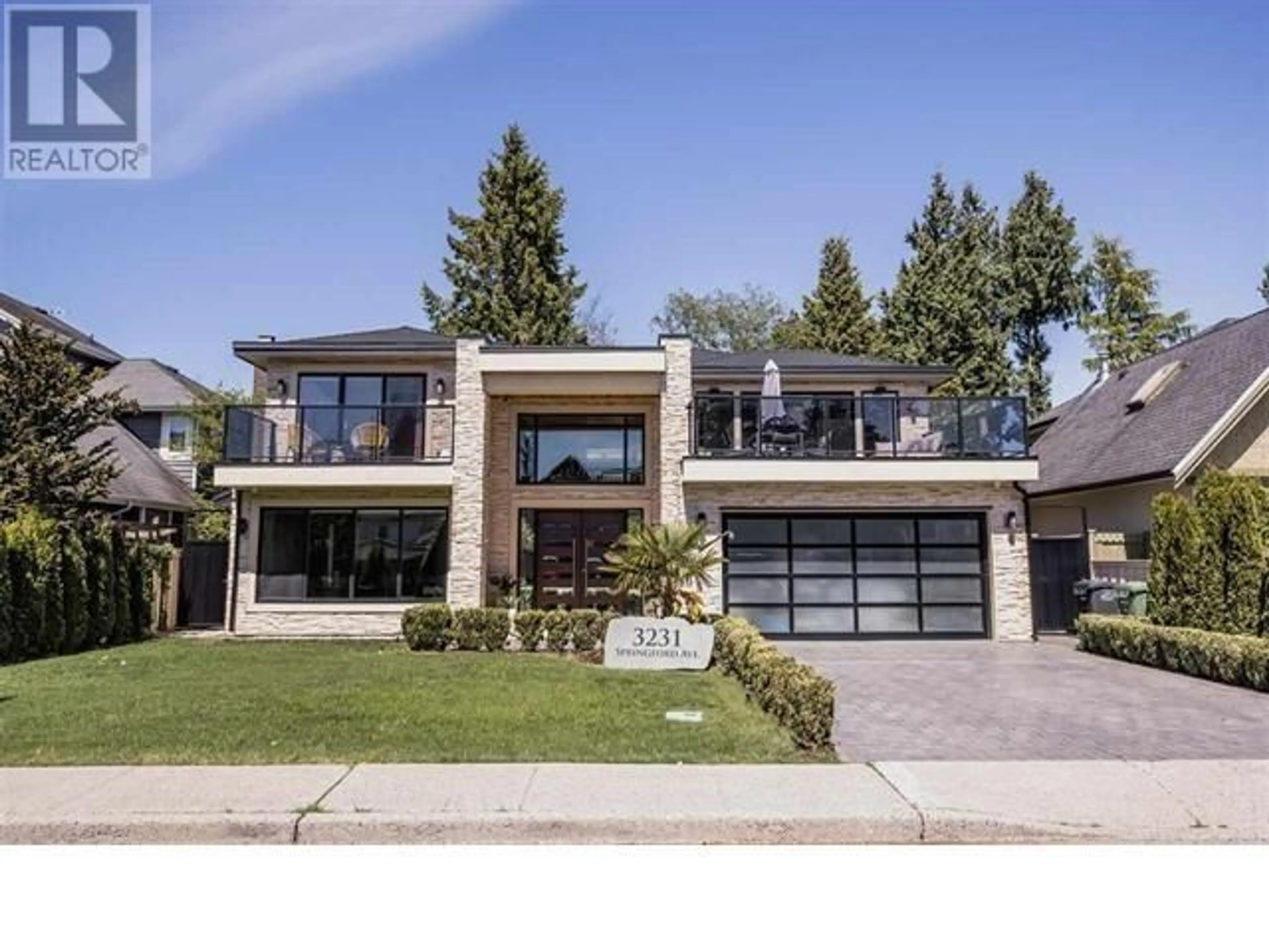Home with brick exterior material, street for 3231 SPRINGFORD AVENUE, Richmond British Columbia V7E1T8