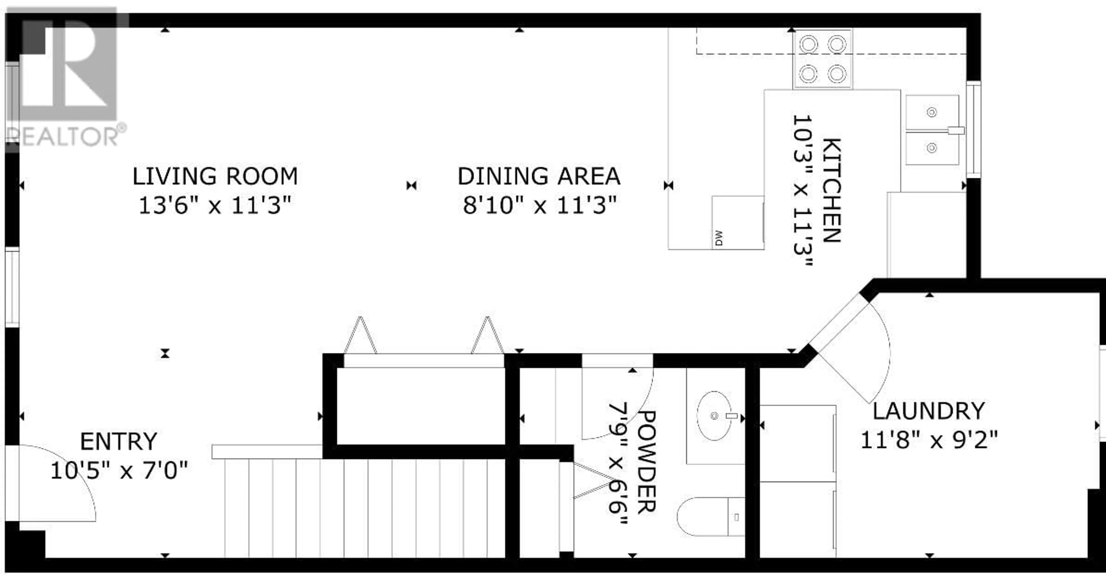 Floor plan for 8018 88 AVENUE, Fort St. John British Columbia V1J7G9