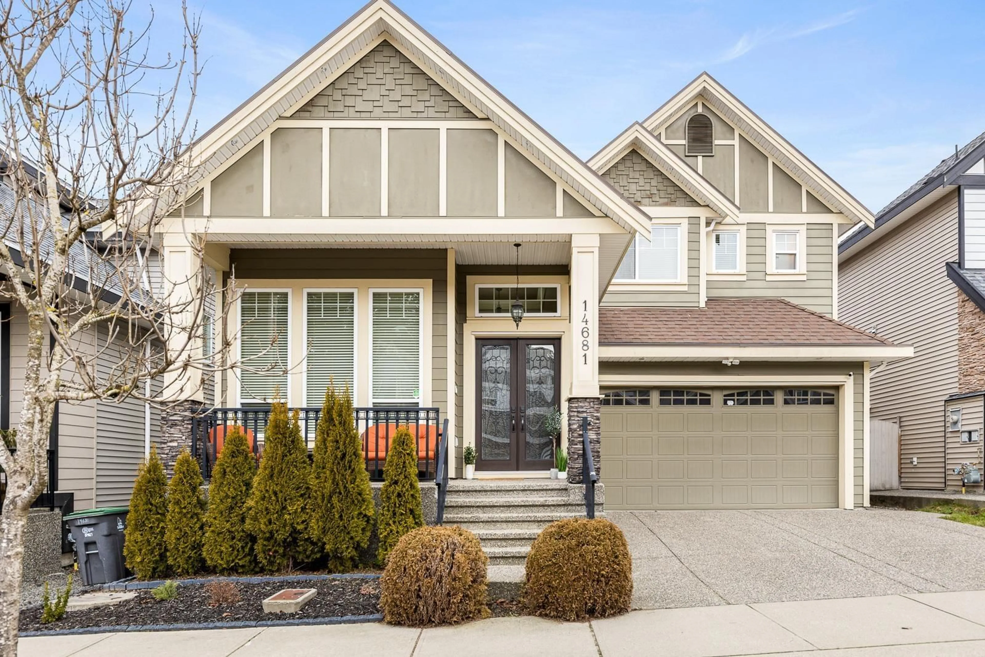 Home with vinyl exterior material, street for 14681 62A, Surrey British Columbia V3S3T1