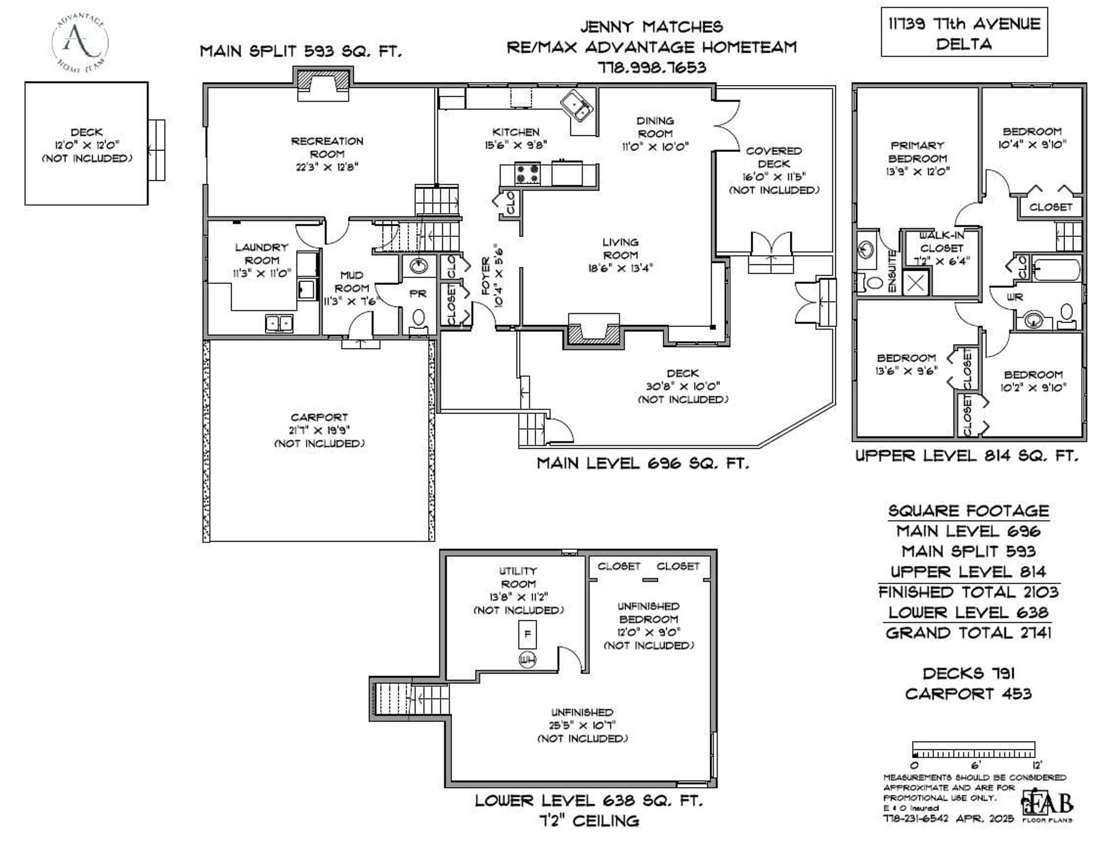 Floor plan for 11739 77, Delta British Columbia V4C7T6