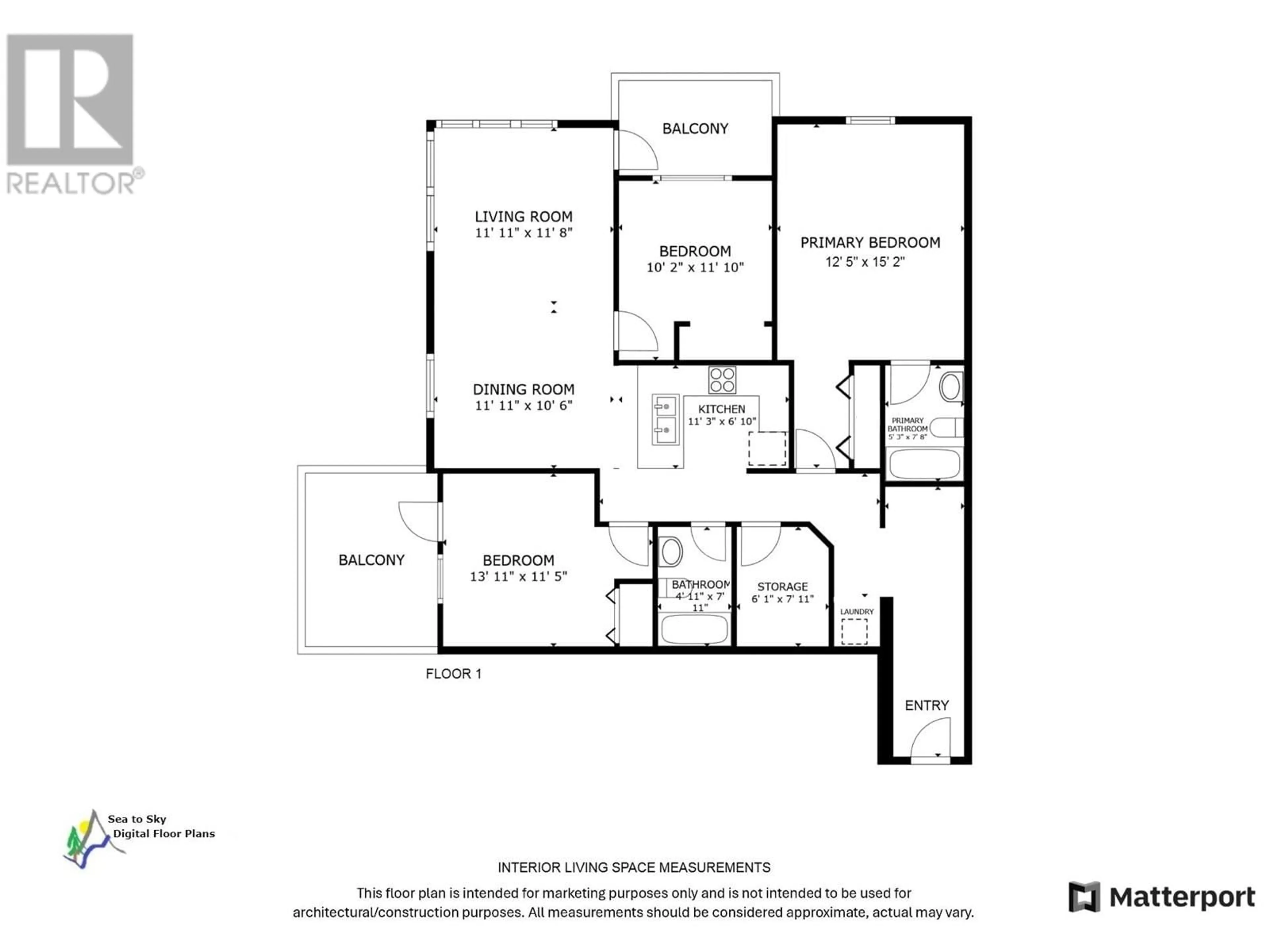 Floor plan for 216 - 40437 TANTALUS ROAD, Squamish British Columbia V0N1T0