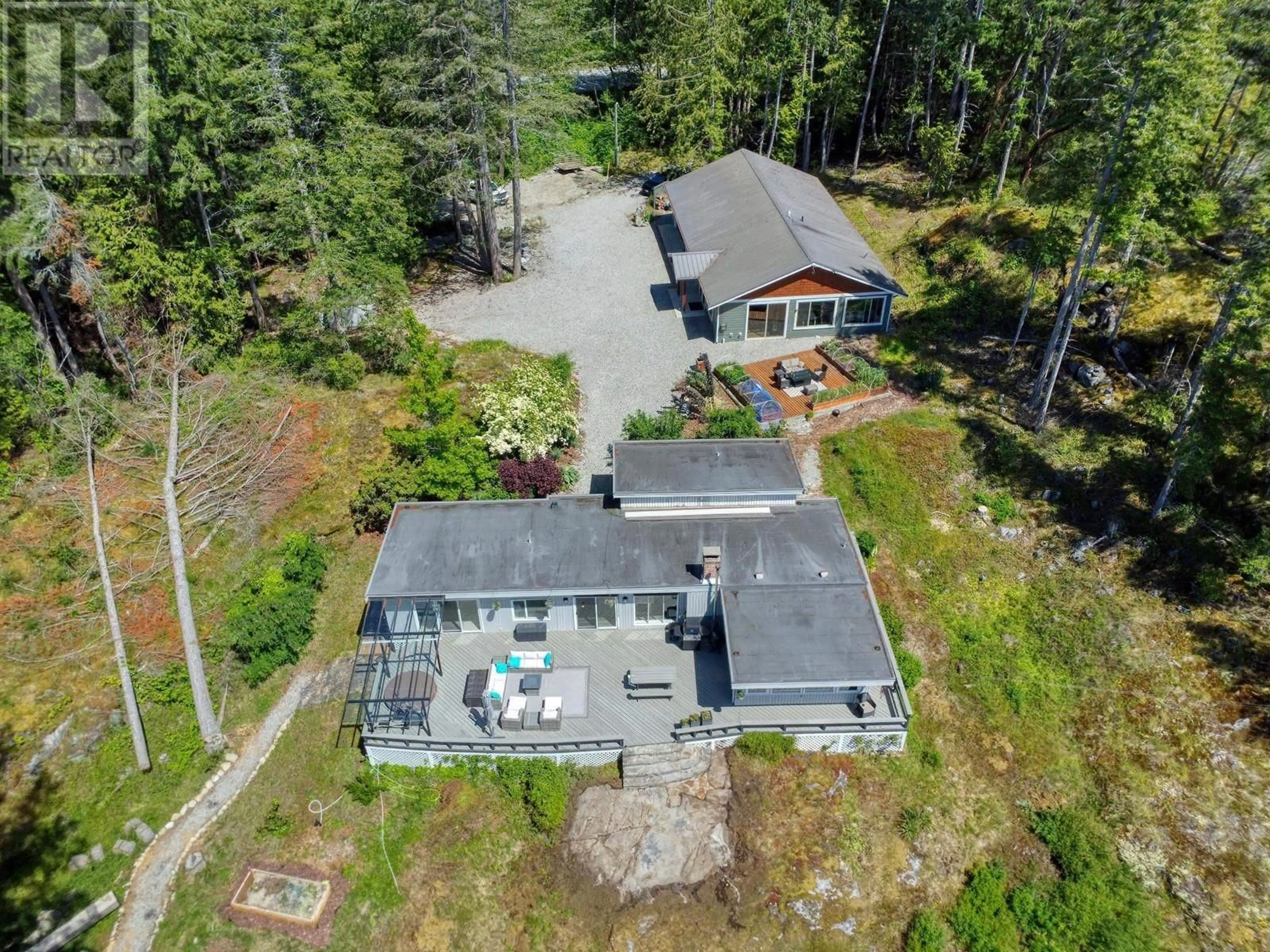 A pic from outside/outdoor area/front of a property/back of a property/a pic from drone, water/lake/river/ocean view for 10991- - 10993 SUNSHINE COAST HIGHWAY, Halfmoon Bay British Columbia V7Z1B8
