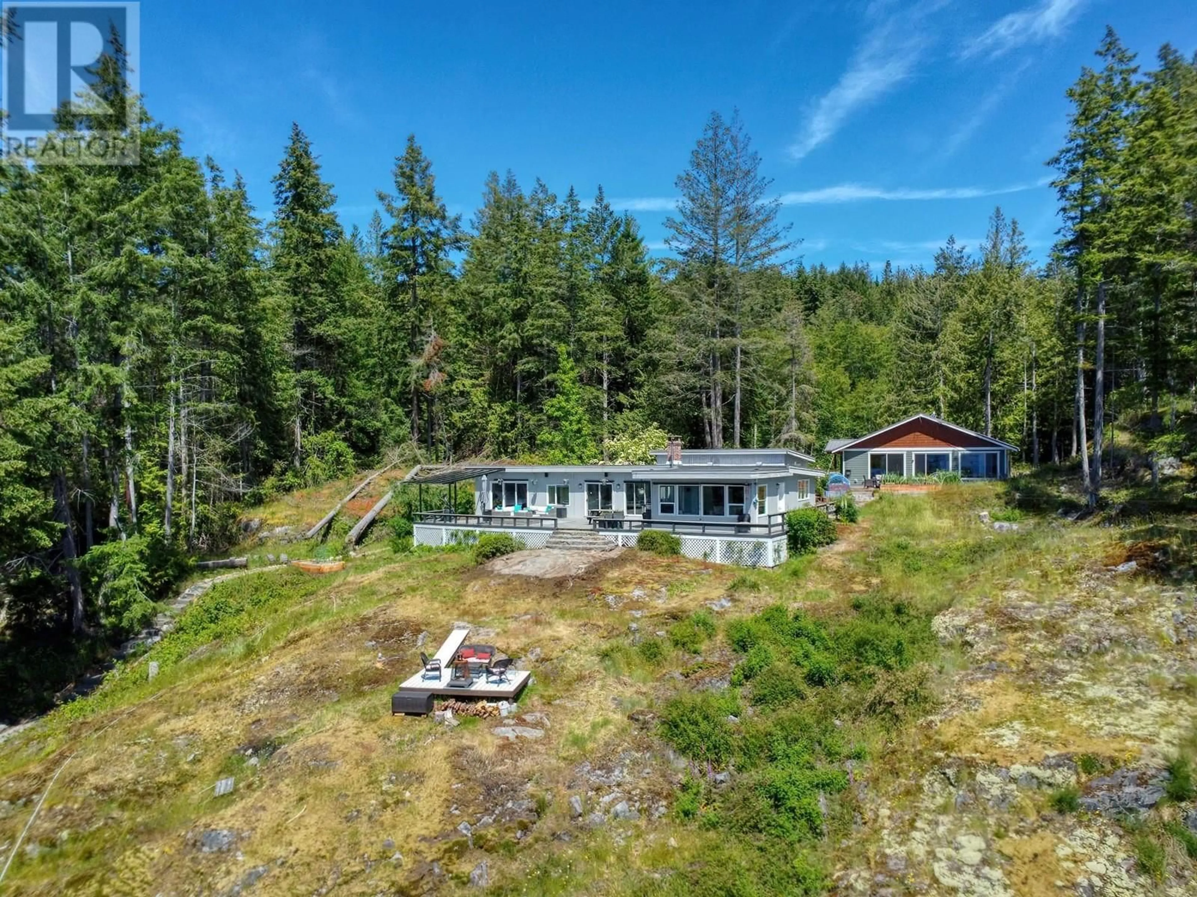 A pic from outside/outdoor area/front of a property/back of a property/a pic from drone, water/lake/river/ocean view for 10991- - 10993 SUNSHINE COAST HIGHWAY, Halfmoon Bay British Columbia V7Z1B8