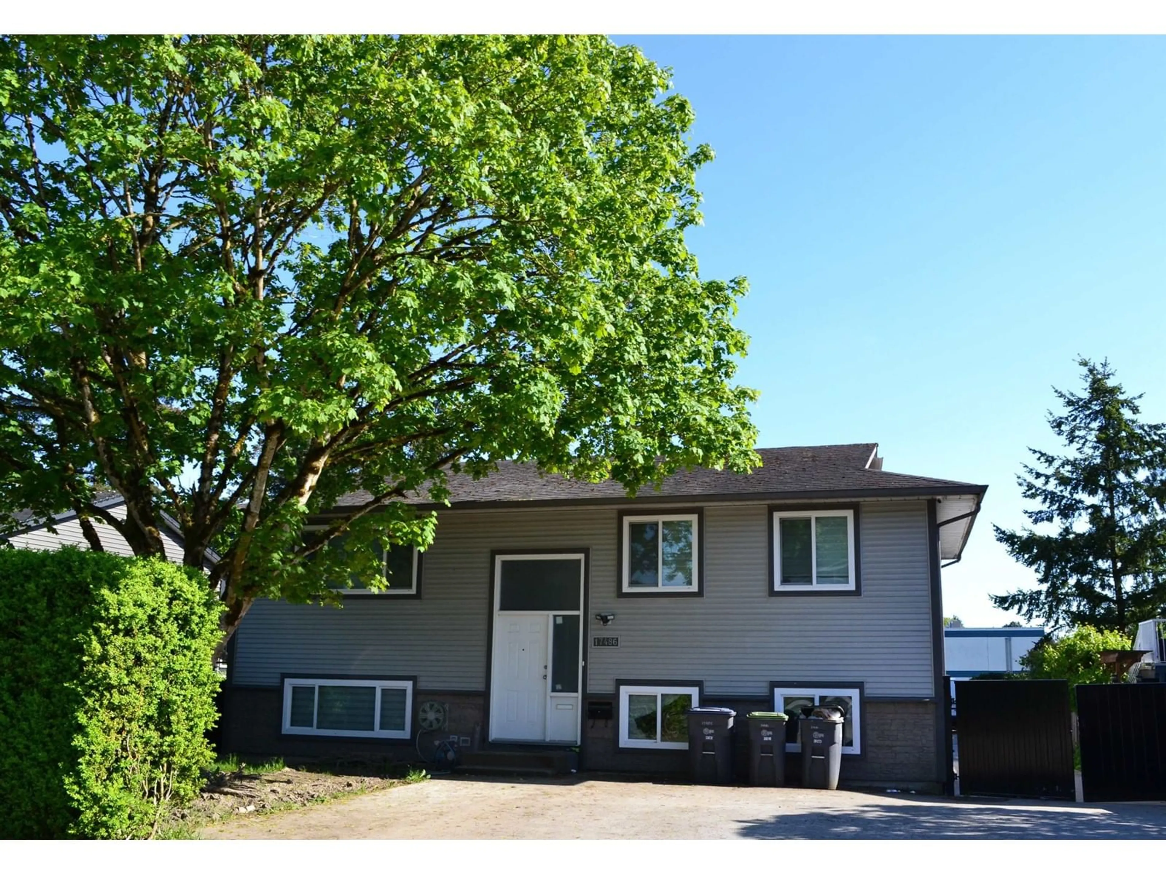 Home with vinyl exterior material, street for 17486 61A, Surrey British Columbia V3S5K2