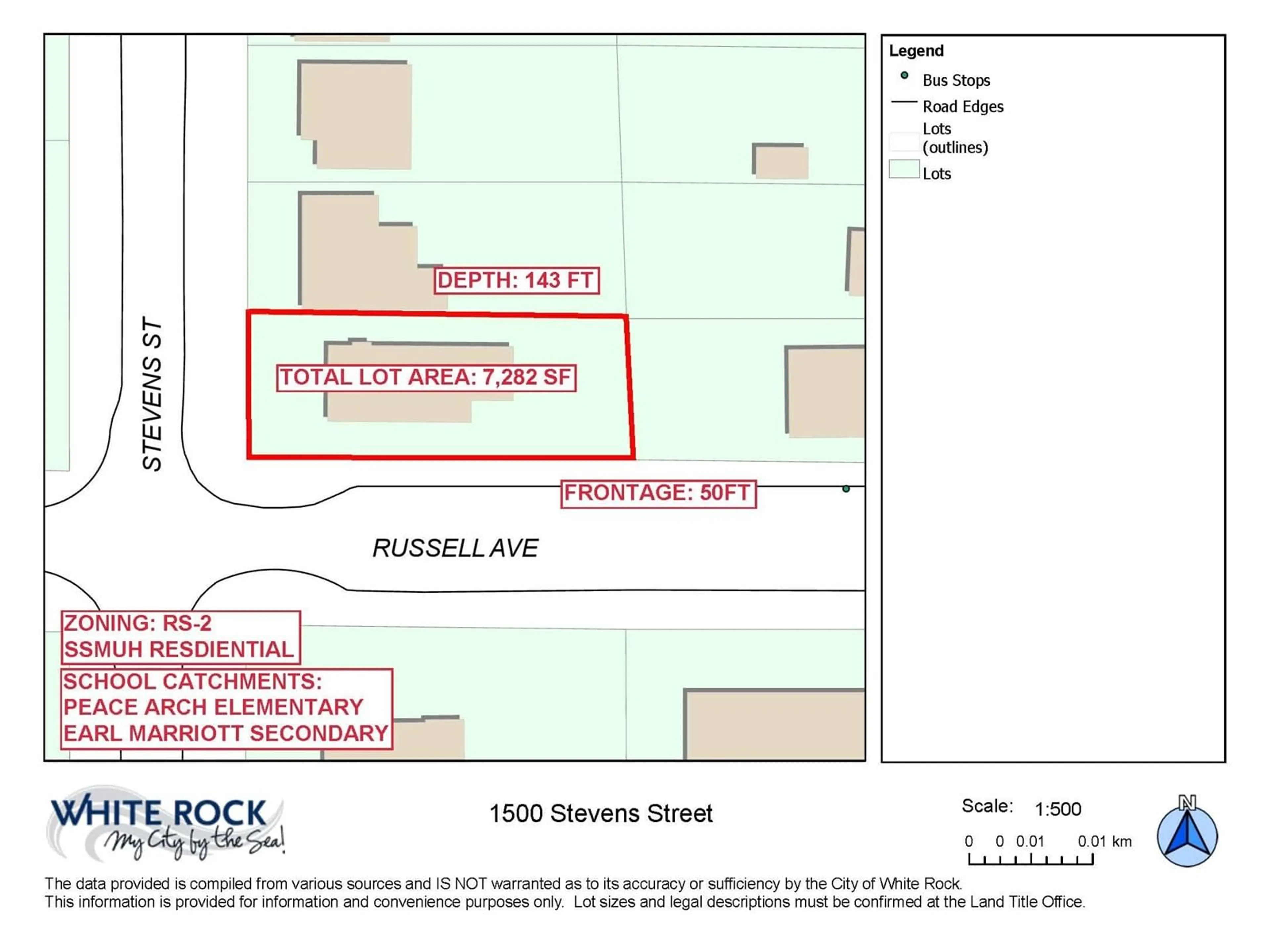 Floor plan for 1500 STEVENS, White Rock British Columbia V4B4Y5