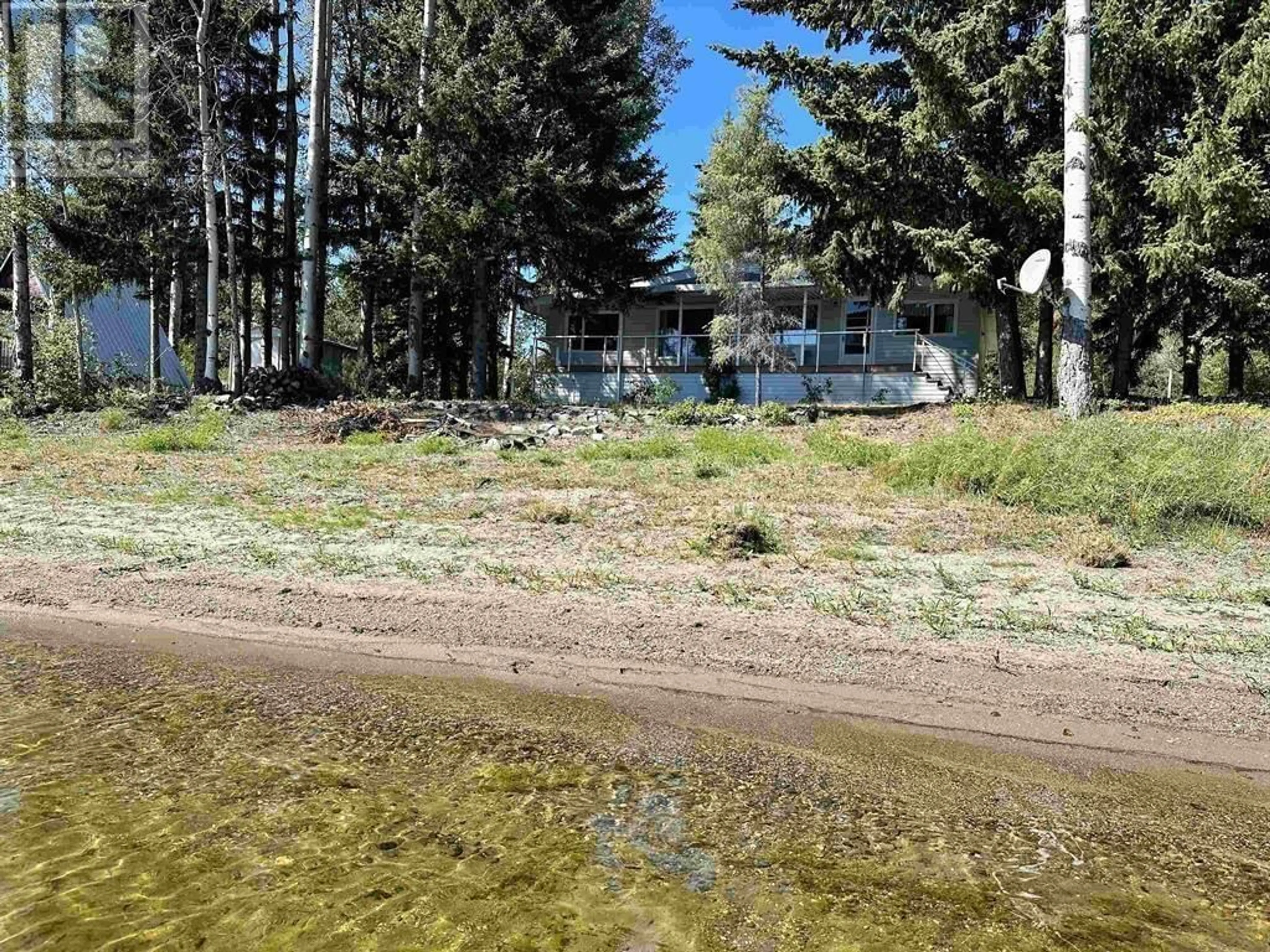 A pic from outside/outdoor area/front of a property/back of a property/a pic from drone, water/lake/river/ocean view for 8241 PETERSON ROAD, Fraser Lake British Columbia V0J1S0