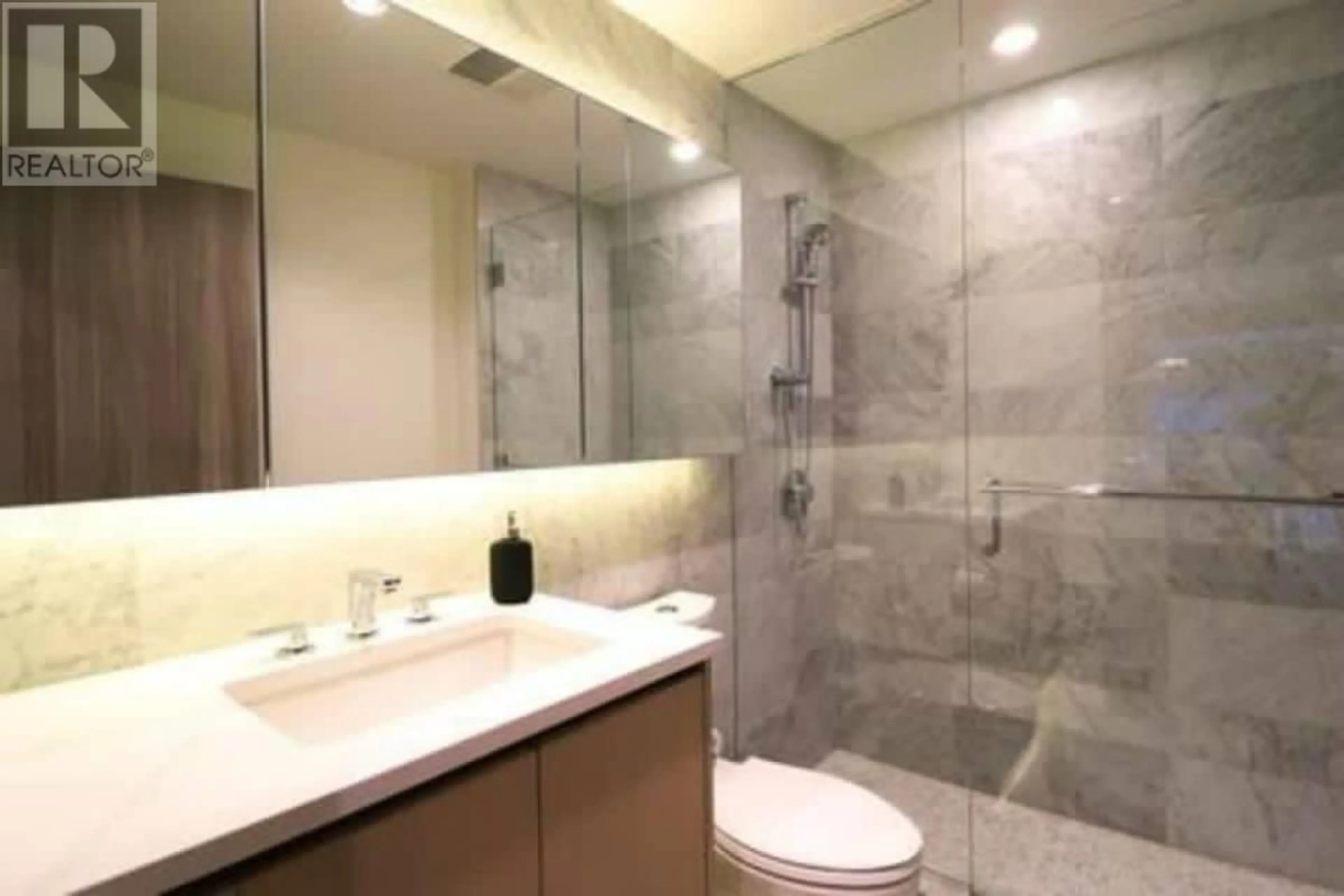 Standard bathroom, ceramic/tile floor for 206 - 89 NELSON STREET, Vancouver British Columbia V6Z0E7