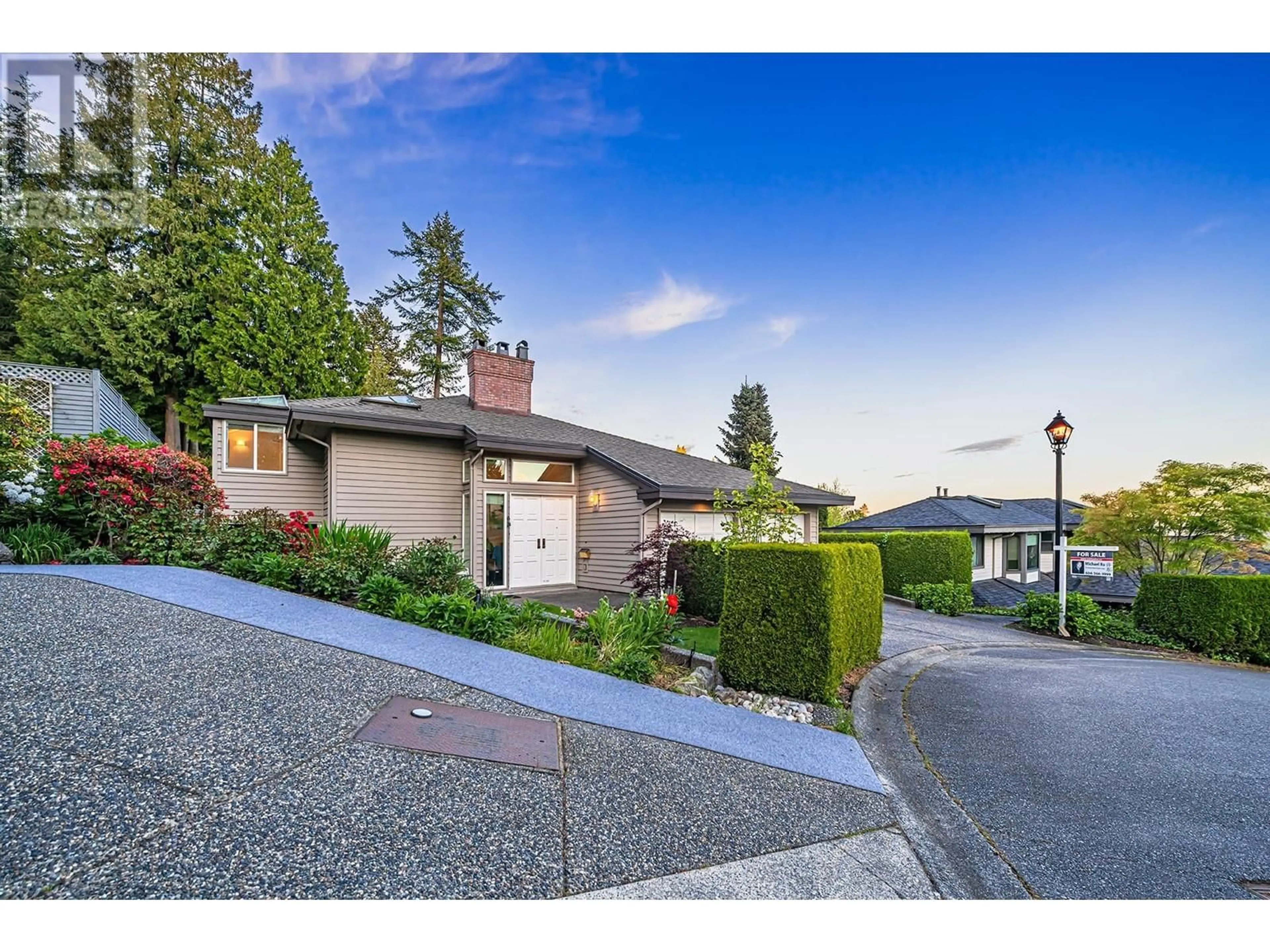 A pic from outside/outdoor area/front of a property/back of a property/a pic from drone, street for 4841 MEADFEILD ROAD, West Vancouver British Columbia V7W3E6