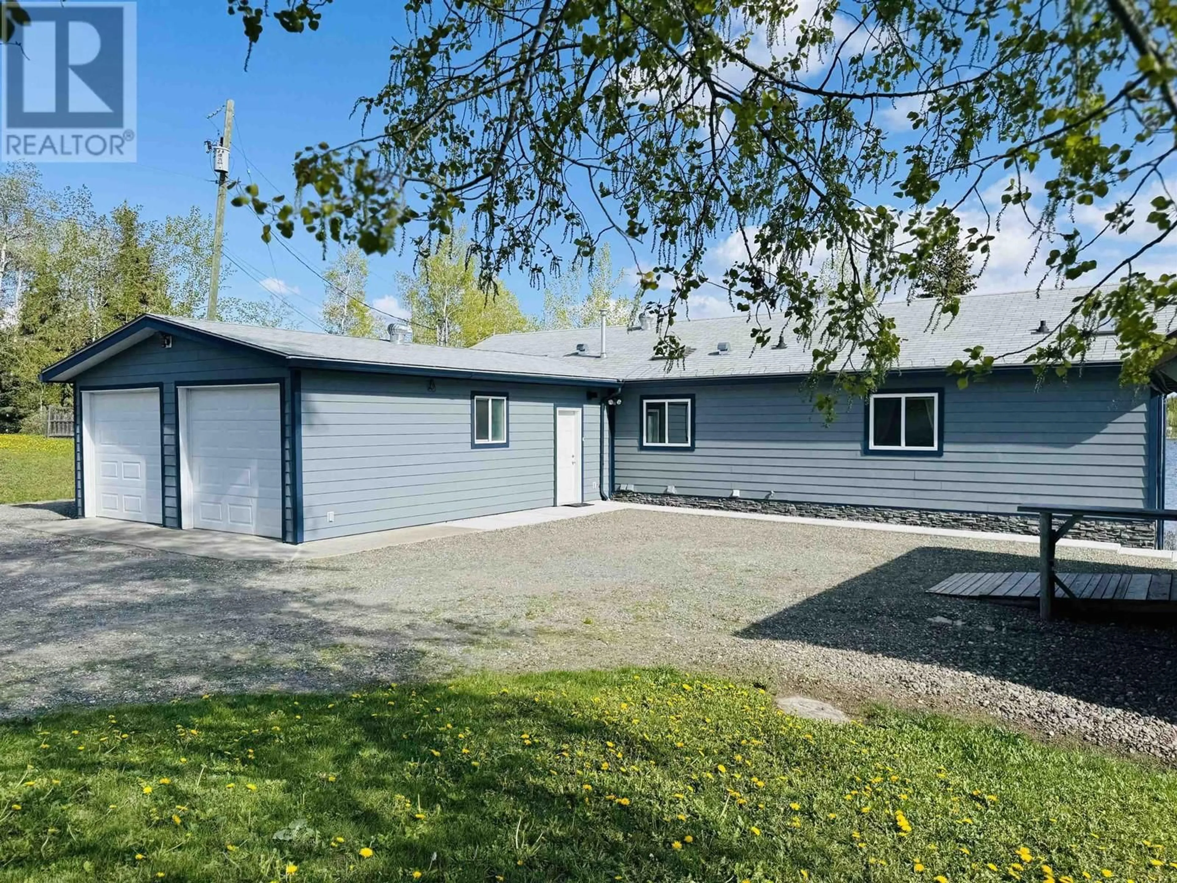 A pic from outside/outdoor area/front of a property/back of a property/a pic from drone, street for 3722 CARSON ROAD, 150 Mile House British Columbia V0K2G0