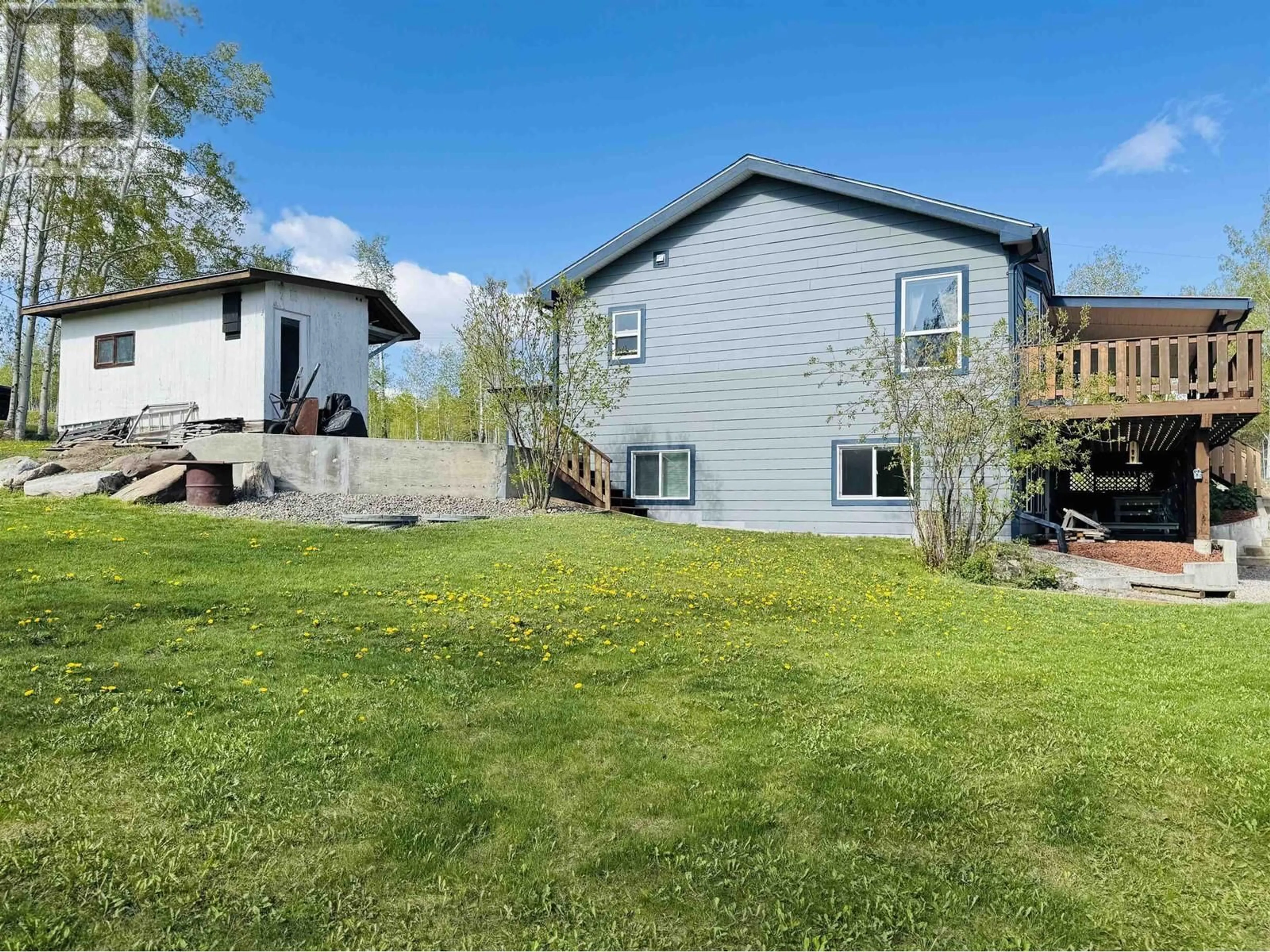 A pic from outside/outdoor area/front of a property/back of a property/a pic from drone, unknown for 3722 CARSON ROAD, 150 Mile House British Columbia V0K2G0