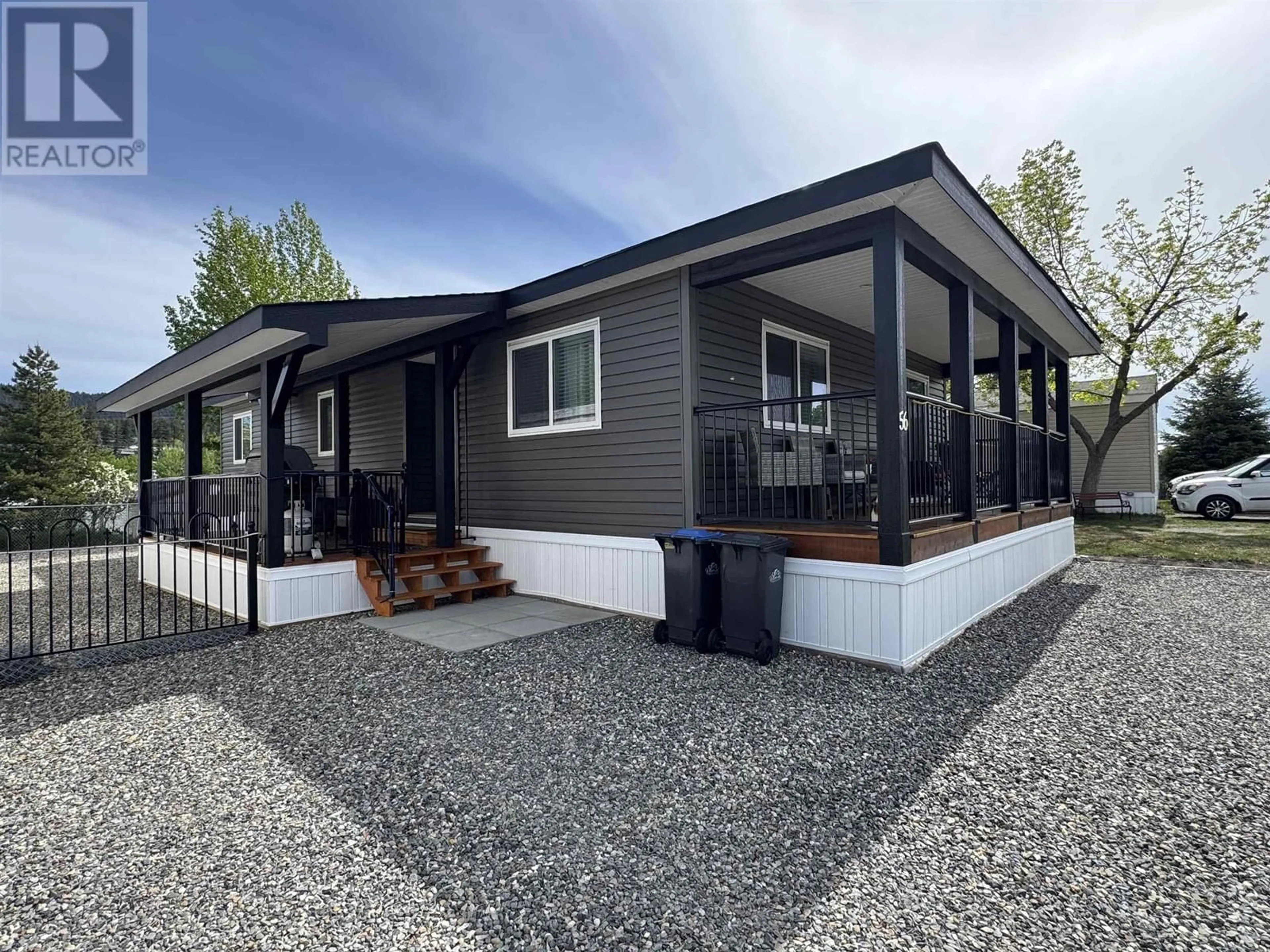 Home with vinyl exterior material, street for 56 - 3001 MACKENZIE AVENUE, Williams Lake British Columbia V2G3N9