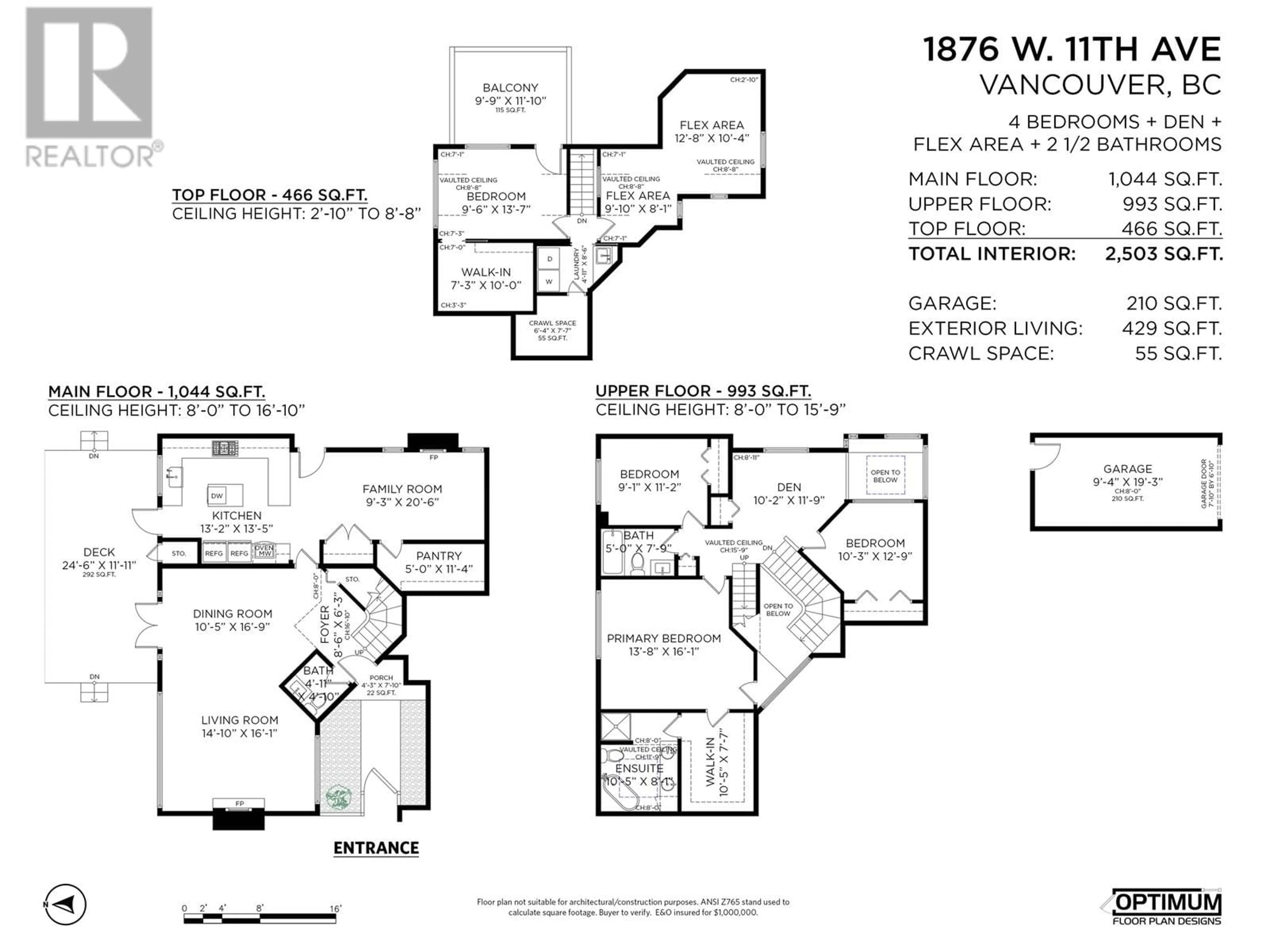 Floor plan for 1876 11TH AVENUE, Vancouver British Columbia V6J2C5