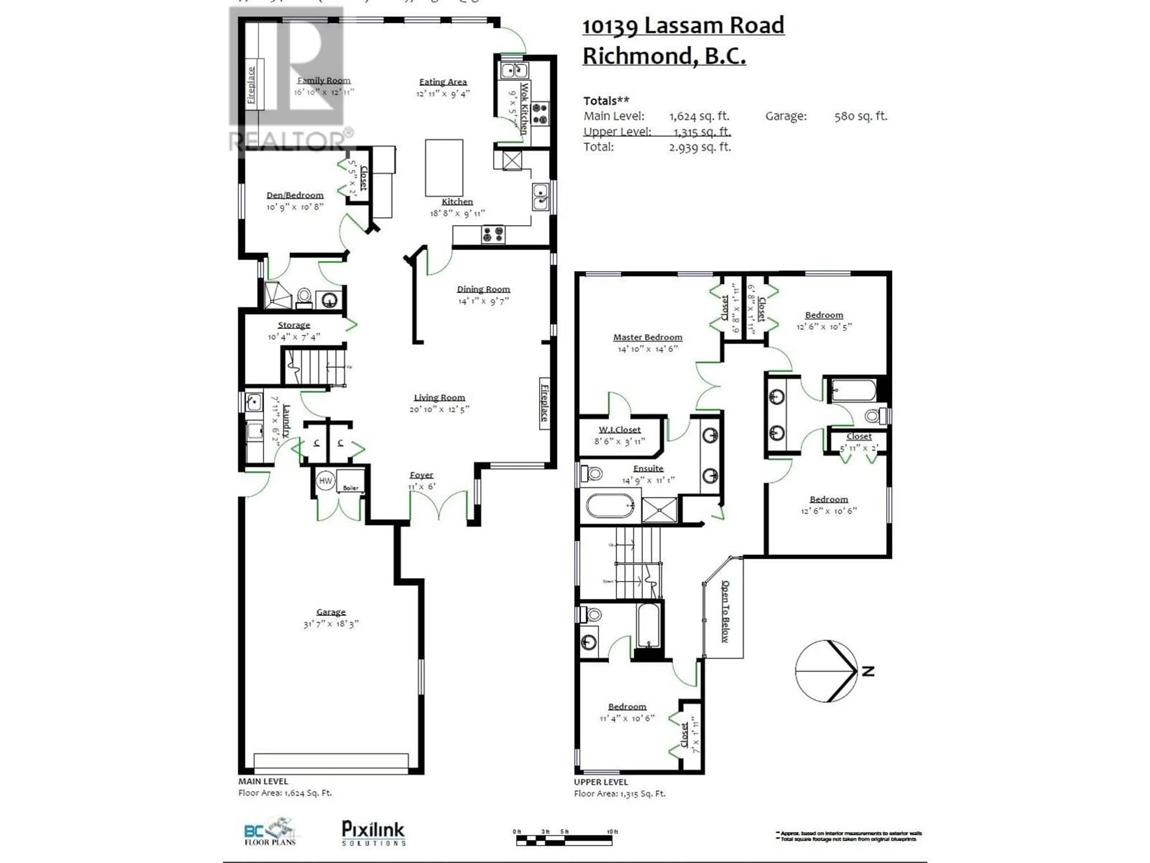 Floor plan for 10139 LASSAM ROAD, Richmond British Columbia V7E2C2