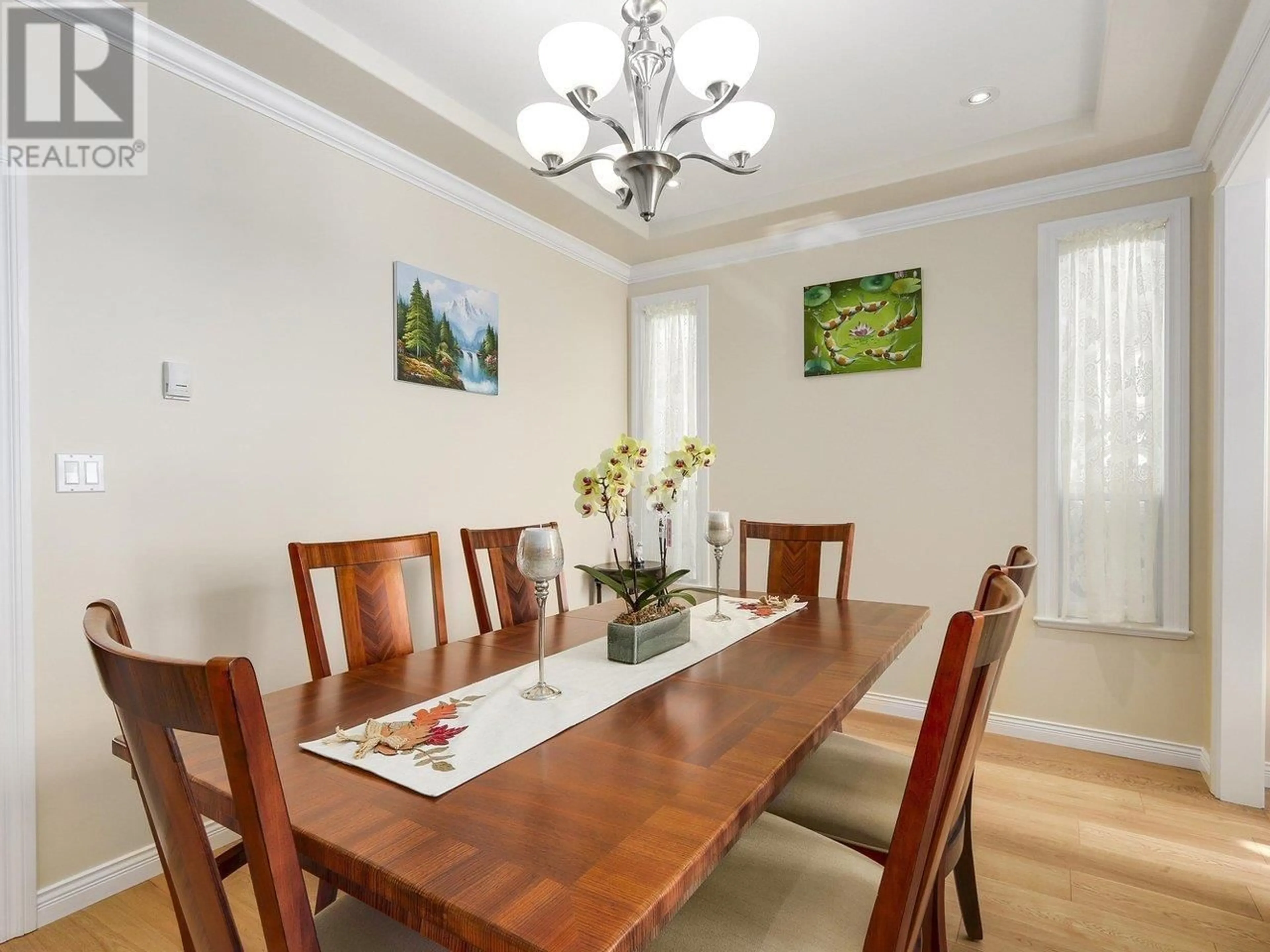 Dining room, wood/laminate floor for 10139 LASSAM ROAD, Richmond British Columbia V7E2C2