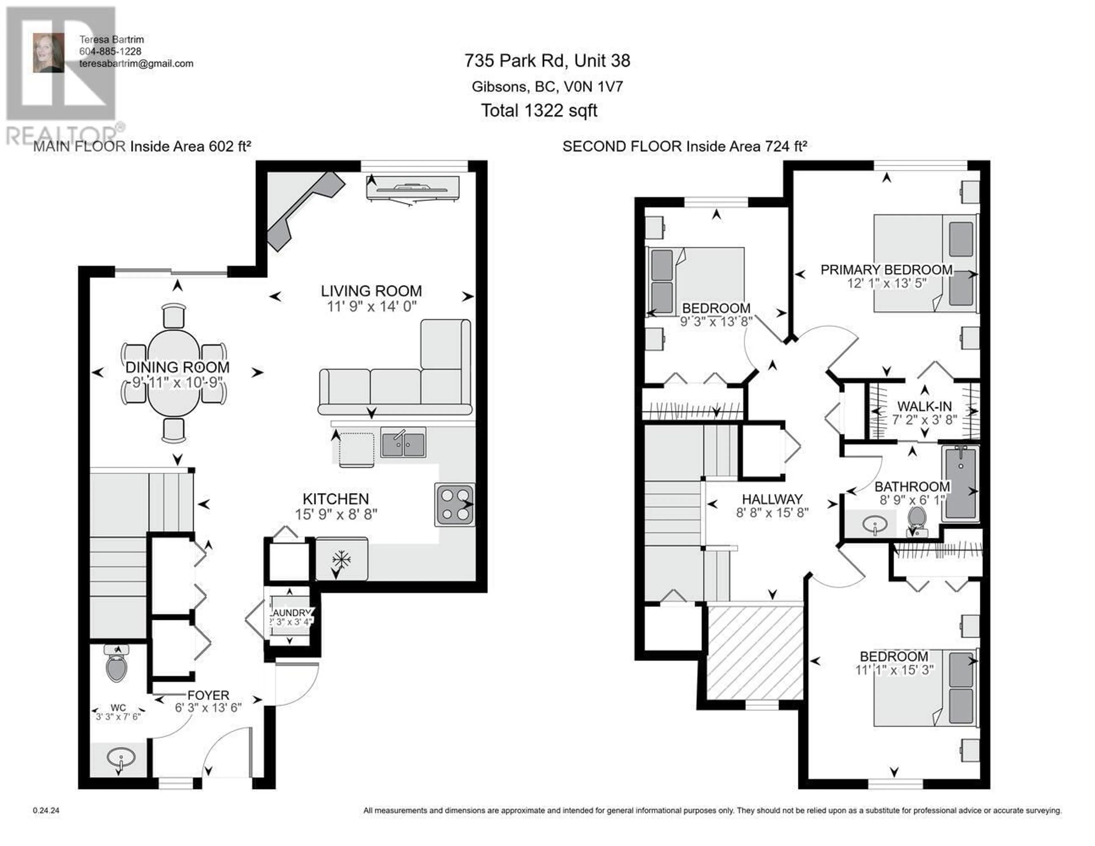 Floor plan for 38 - 735 PARK ROAD, Gibsons British Columbia V0N1V7
