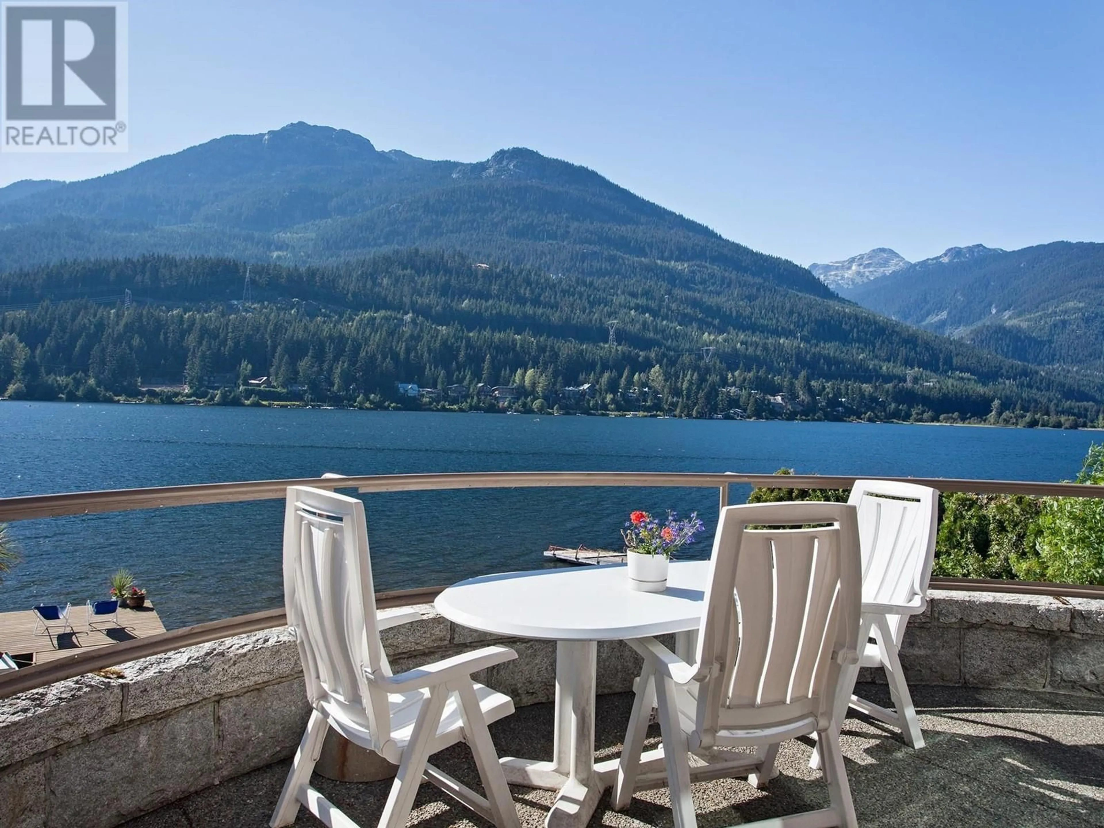 Patio, water/lake/river/ocean view for 3319 LAKESIDE ROAD, Whistler British Columbia V8E0B8