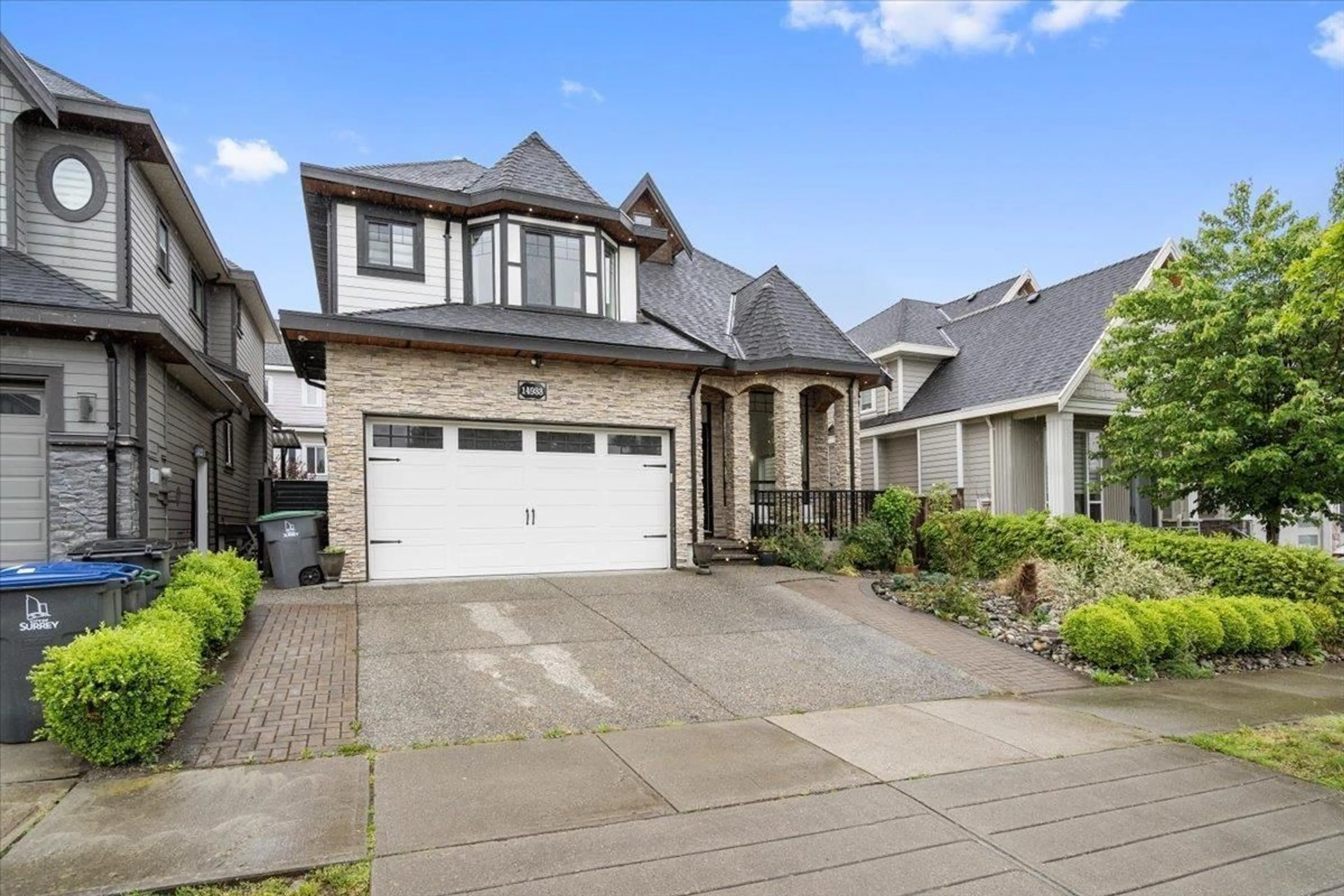 Home with vinyl exterior material, street for 14933 69A, Surrey British Columbia V3S0Y9