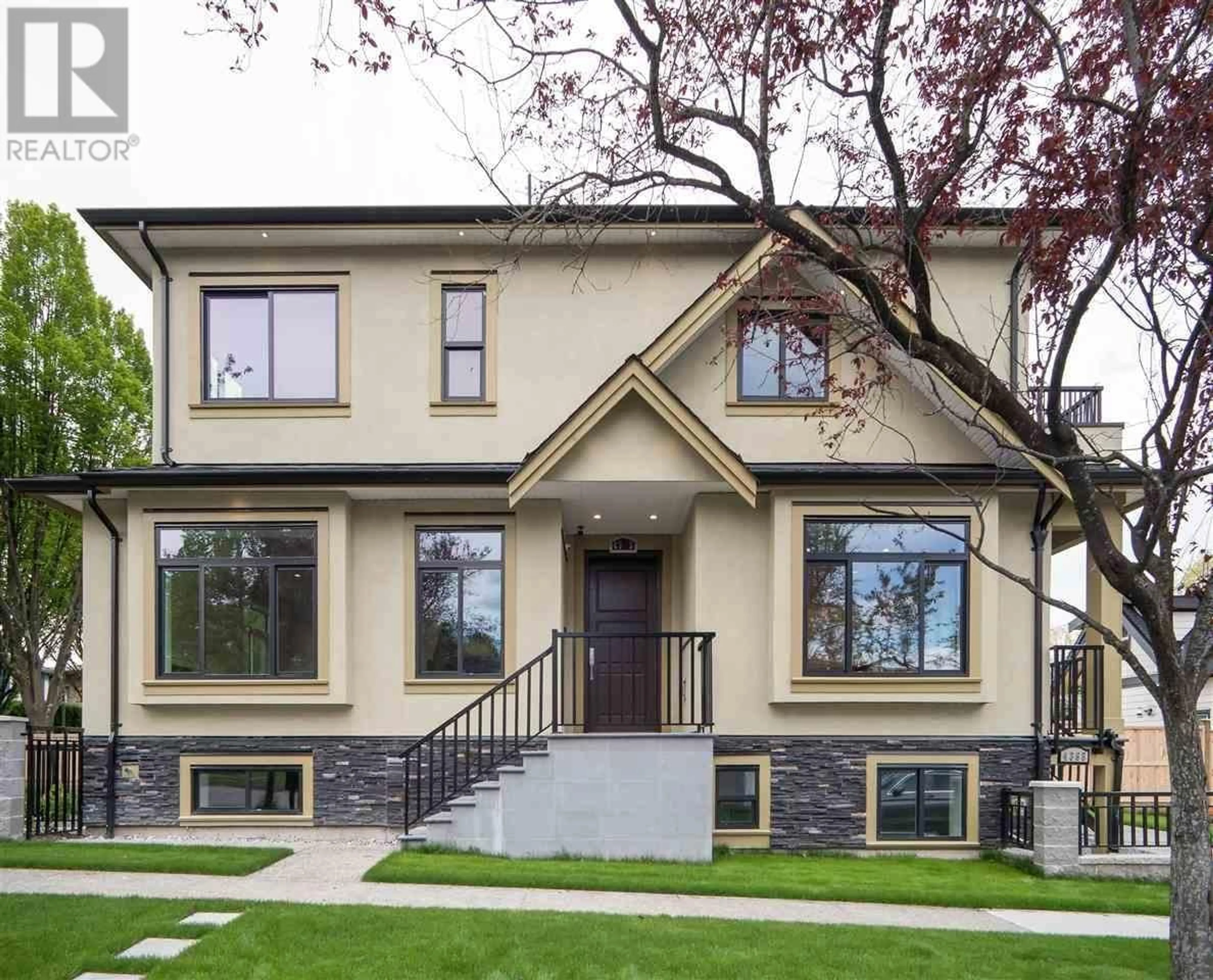 Home with brick exterior material, street for 4375 SIDNEY STREET, Vancouver British Columbia V5N5S6