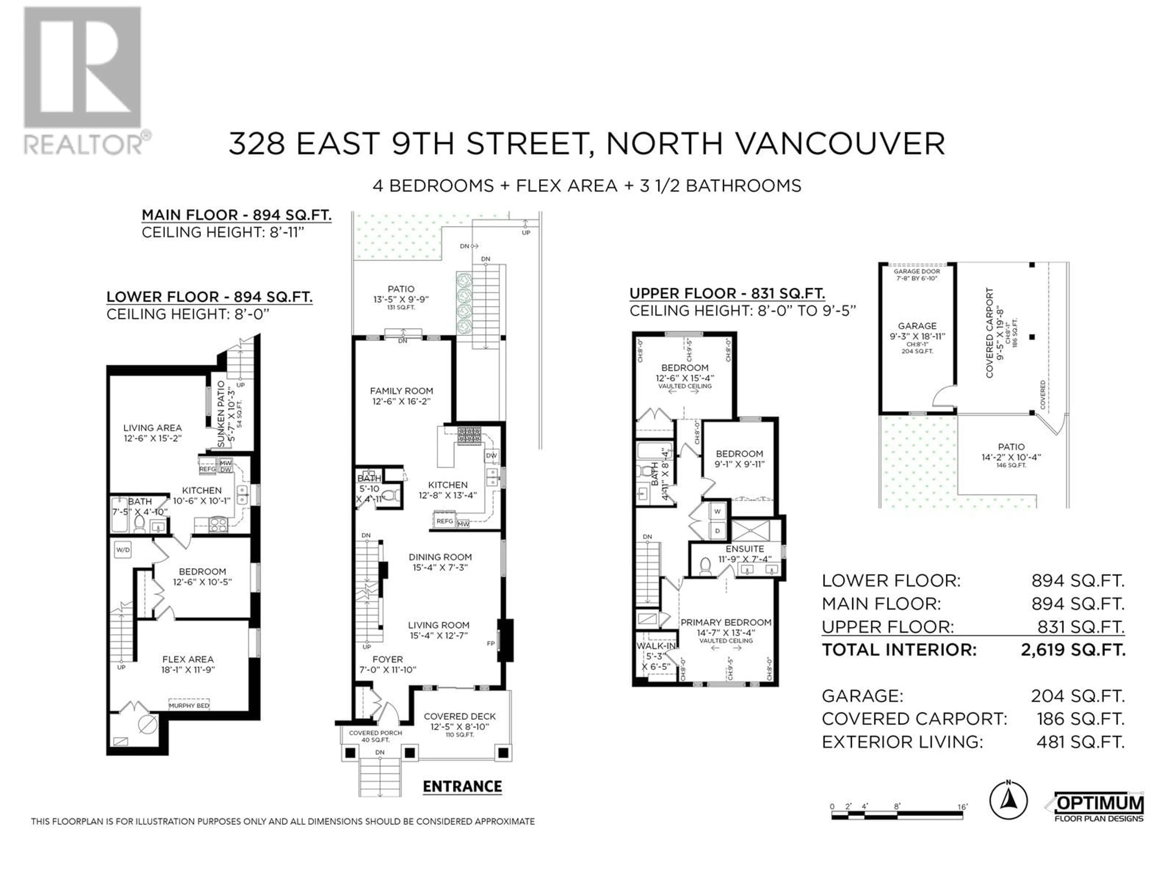 Floor plan for 328 9TH STREET, North Vancouver British Columbia V7L2B2