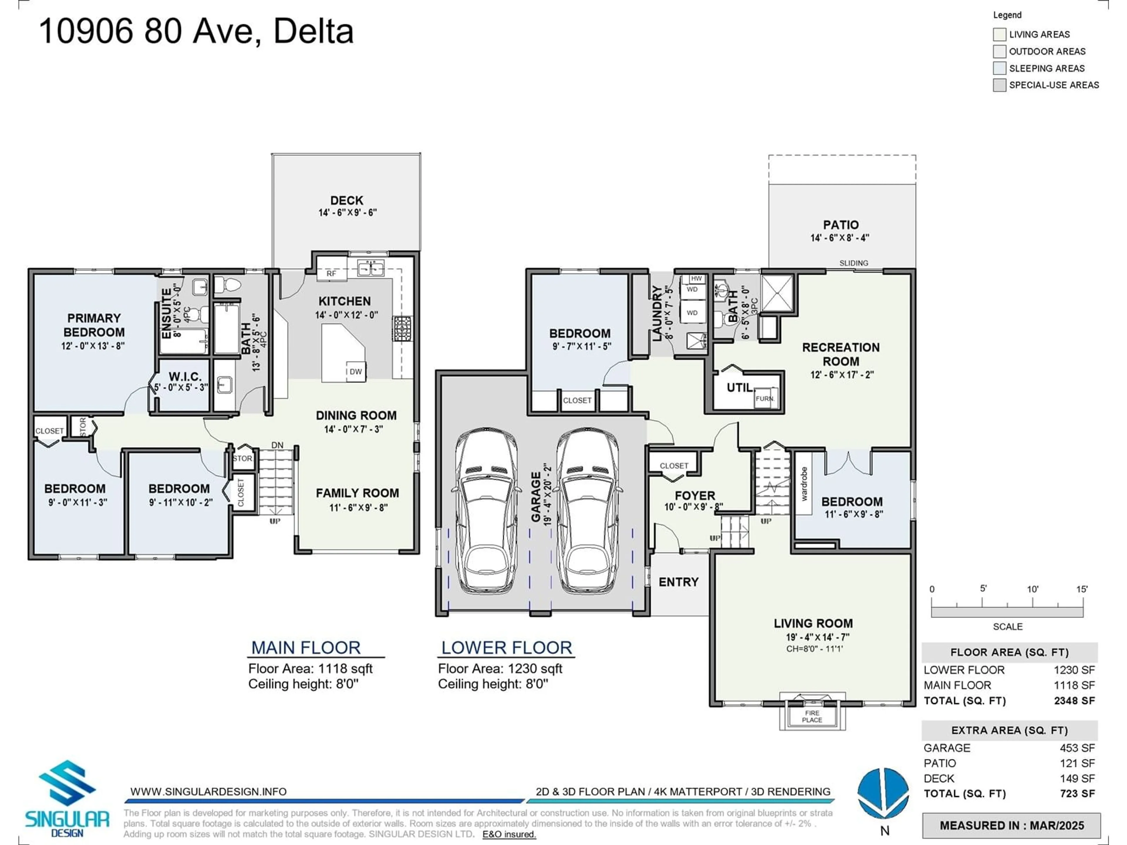 Floor plan for 10906 80, Delta British Columbia V4C1W3