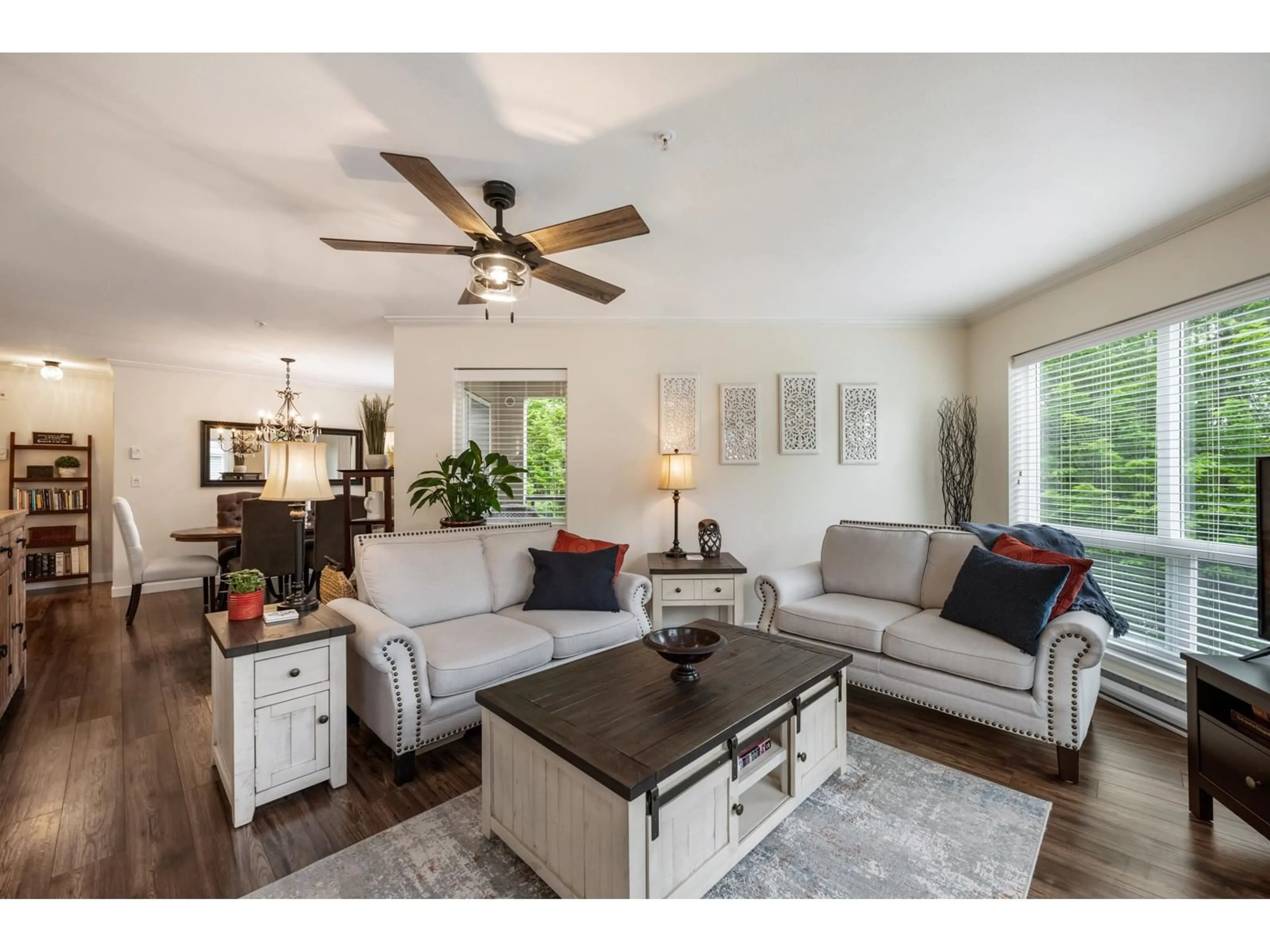 Living room with furniture, wood/laminate floor for 311 - 20259 MICHAUD, Langley British Columbia V3A8L1