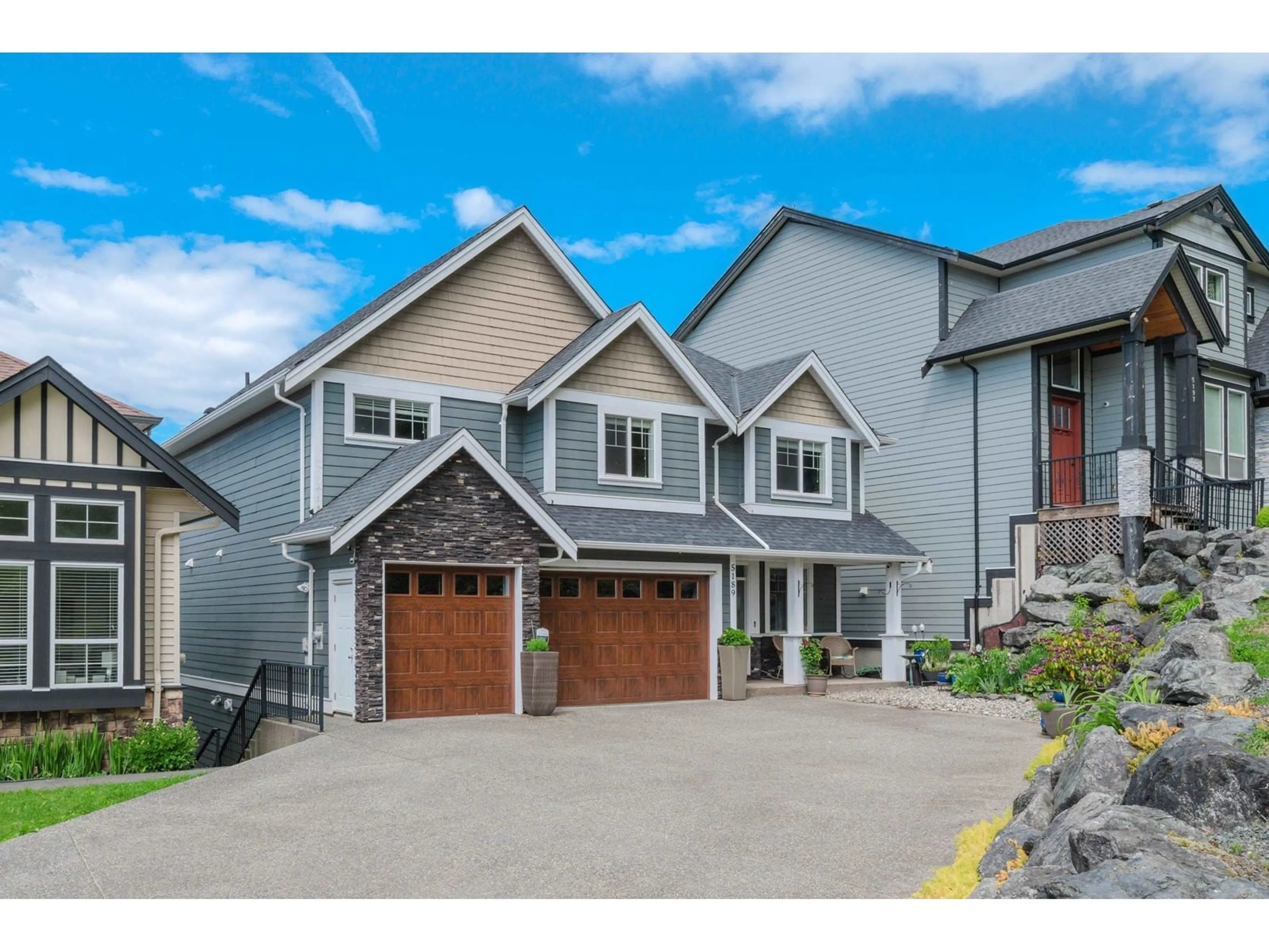 Home with vinyl exterior material, street for 5189 CECIL RIDGE PLACE, Chilliwack British Columbia V2R6A1