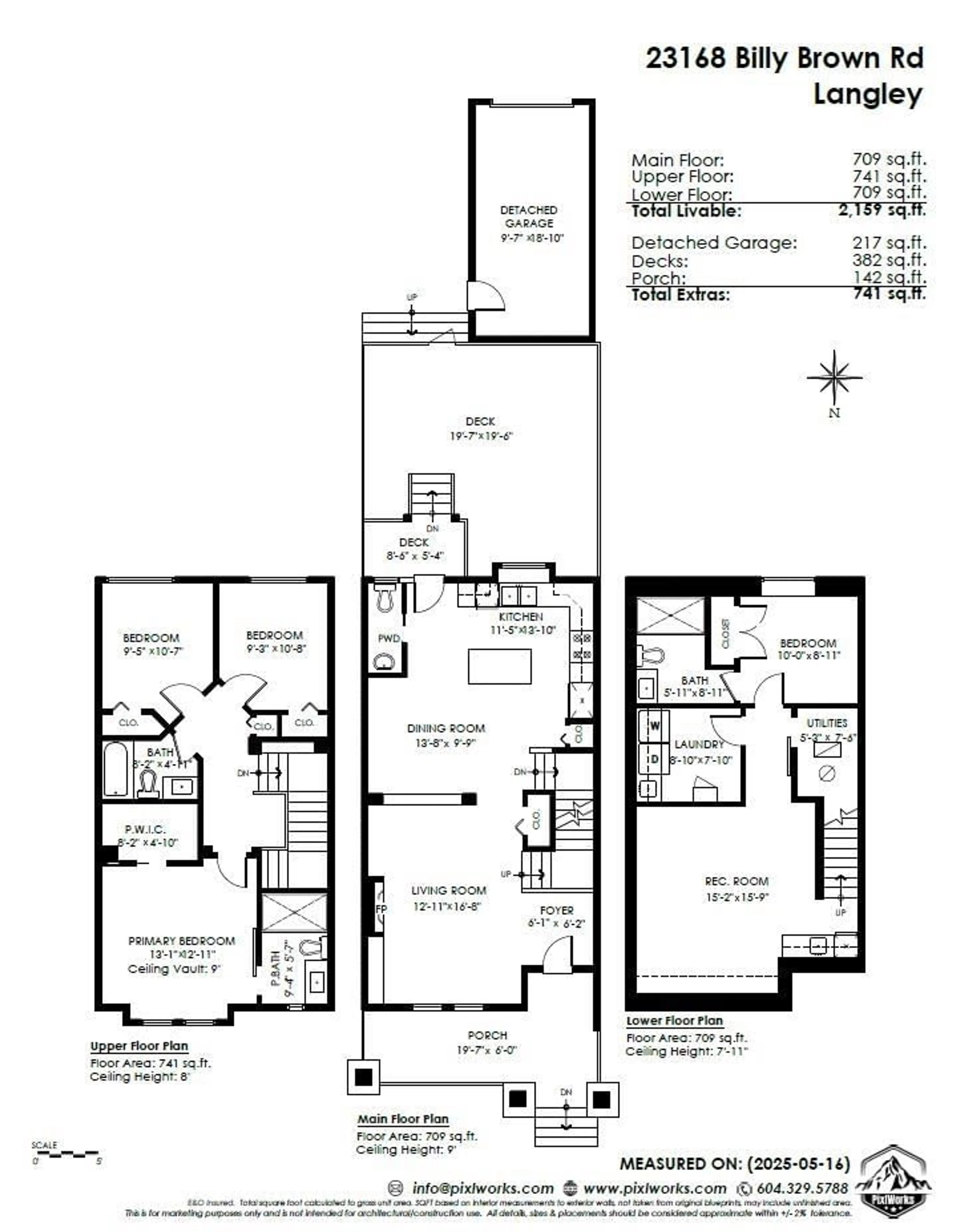 Floor plan for 23168 BILLY BROWN, Langley British Columbia V1M4G1