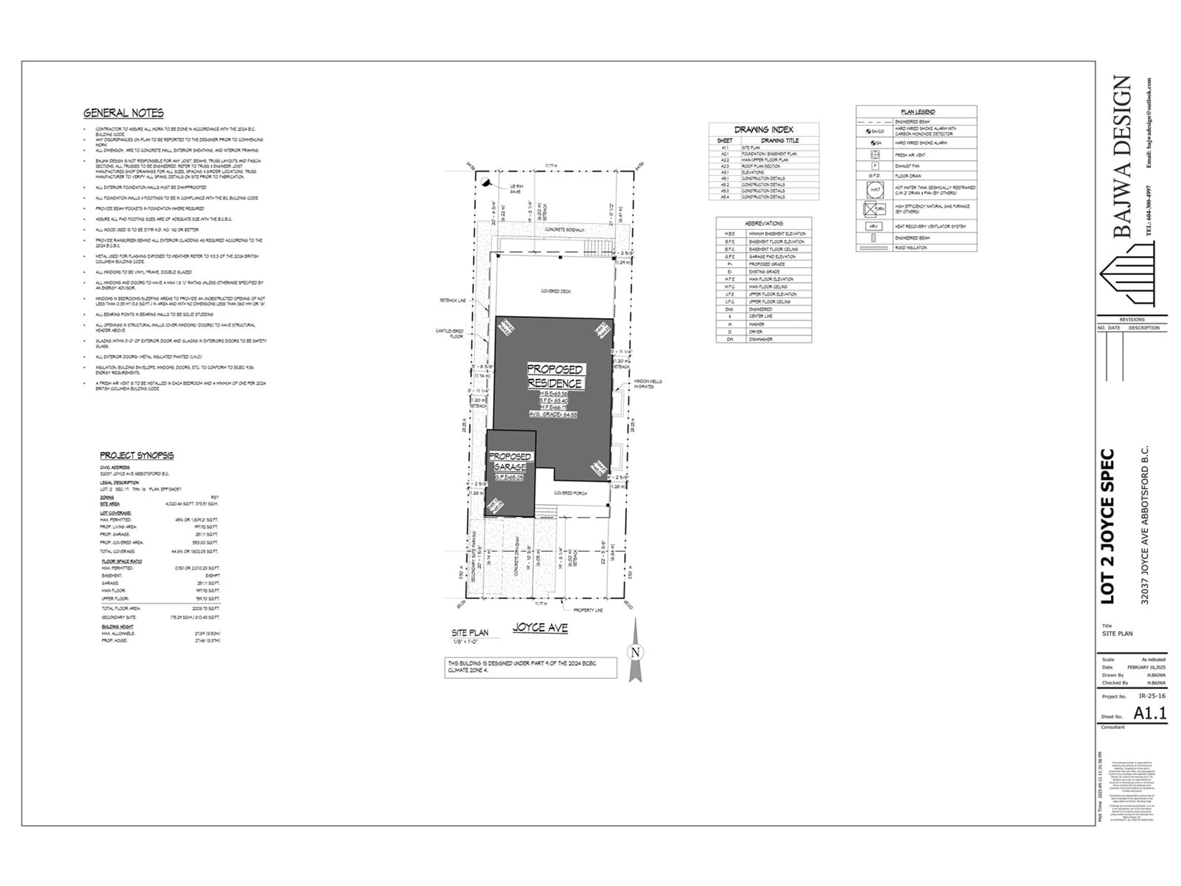 Floor plan for 32037 JOYCE, Abbotsford British Columbia V2T1B6
