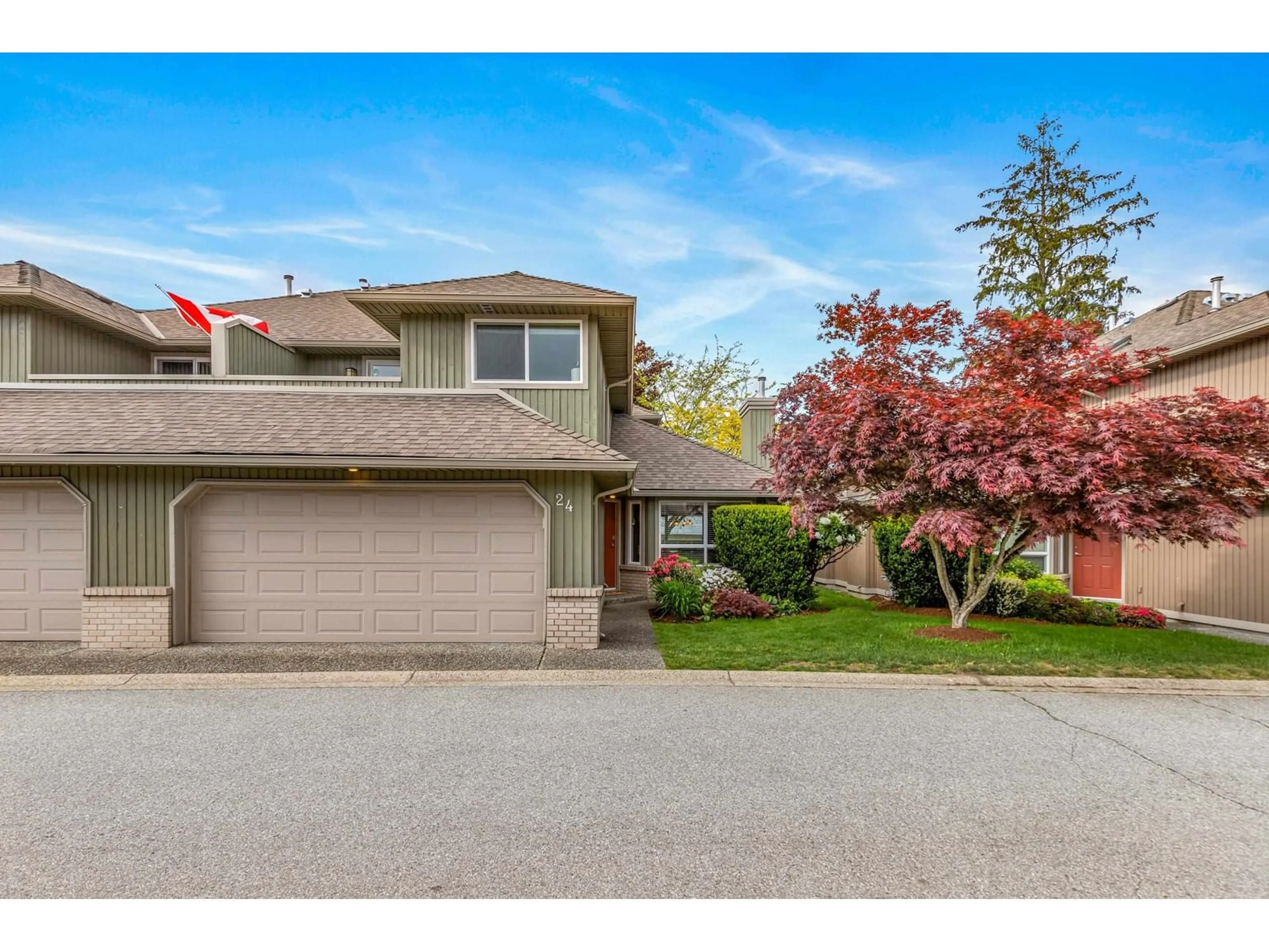 A pic from outside/outdoor area/front of a property/back of a property/a pic from drone, street for 24 - 8560 162ND, Surrey British Columbia V4N1B4