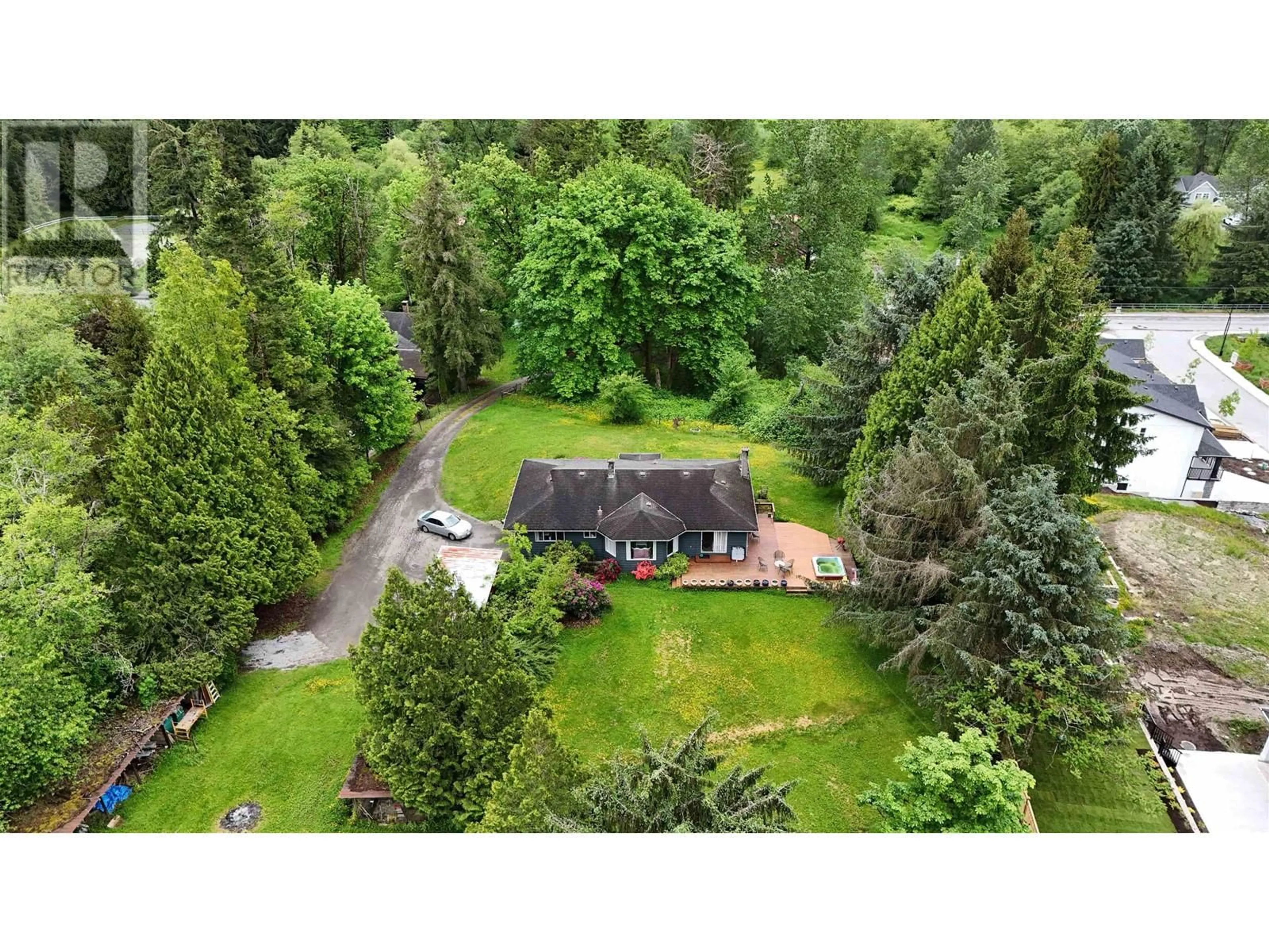A pic from outside/outdoor area/front of a property/back of a property/a pic from drone, forest/trees view for 24221 110 AVENUE, Maple Ridge British Columbia V2W1H7