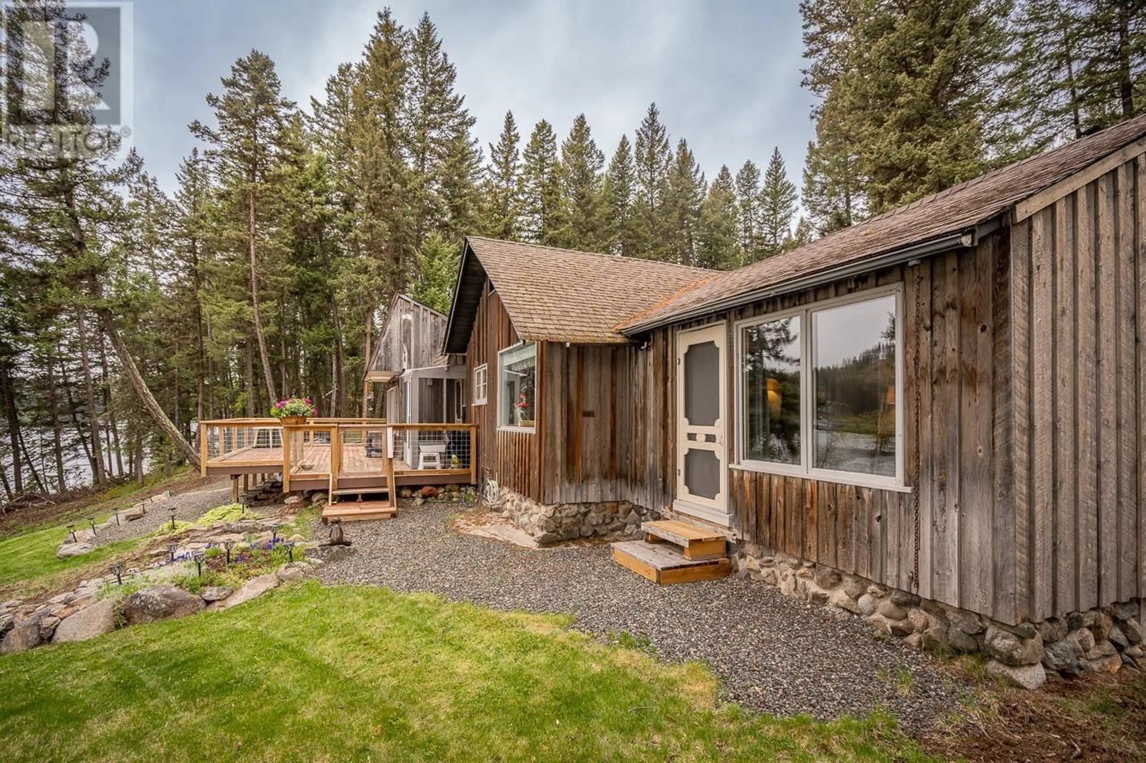 Patio, forest/trees view for 6061 MAHOOD LAKE ROAD, Deka Lake / Sulphurous / Hathaway Lakes British Columbia V0K1X3
