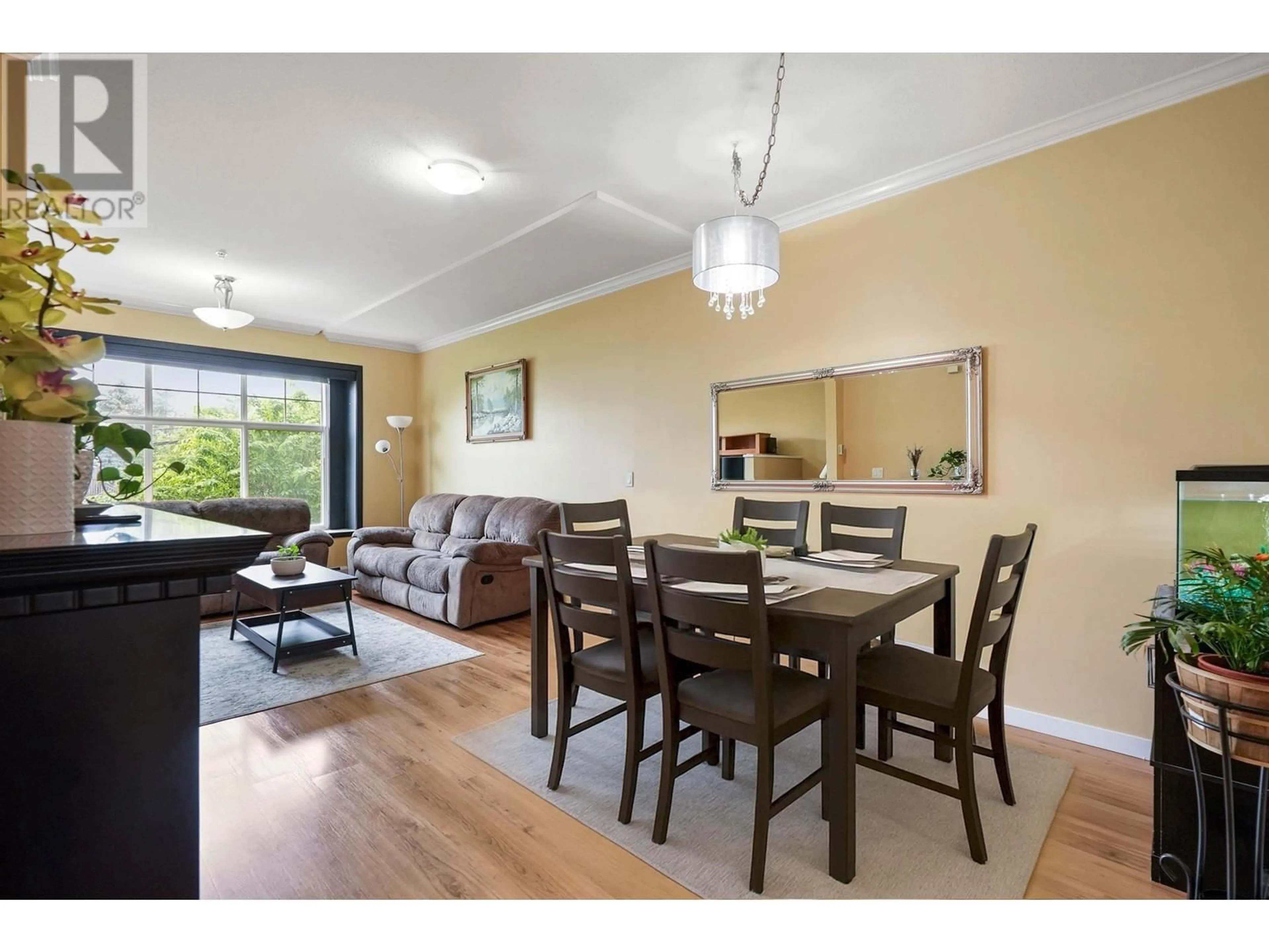 Dining room, wood/laminate floor for 2 - 22466 NORTH AVENUE, Maple Ridge British Columbia V2X9V8