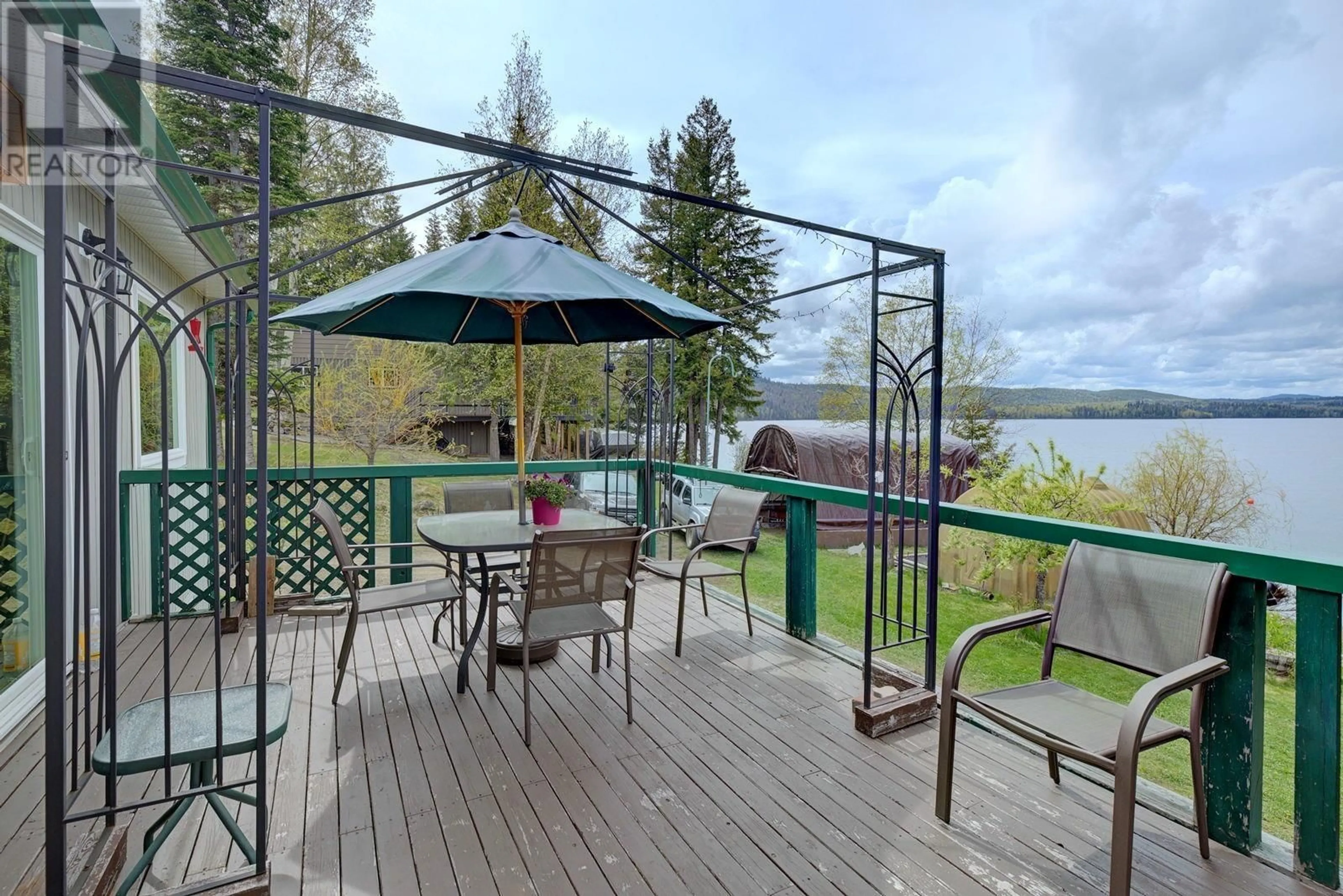 Patio, water/lake/river/ocean view for 4667 TIANNIA ROAD, Horsefly British Columbia V0L1L0