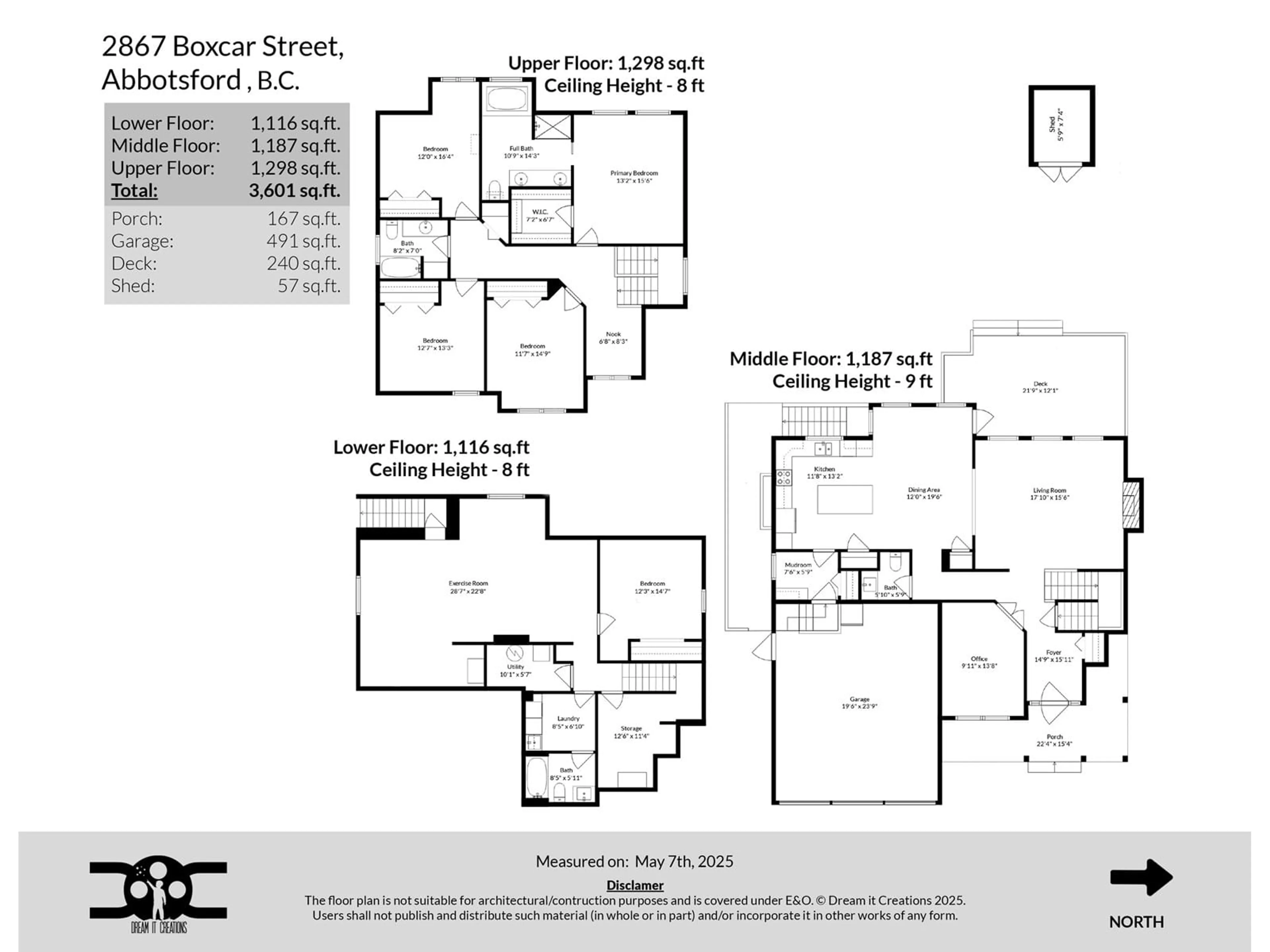 Floor plan for 2867 BOXCAR, Abbotsford British Columbia V4X2S5