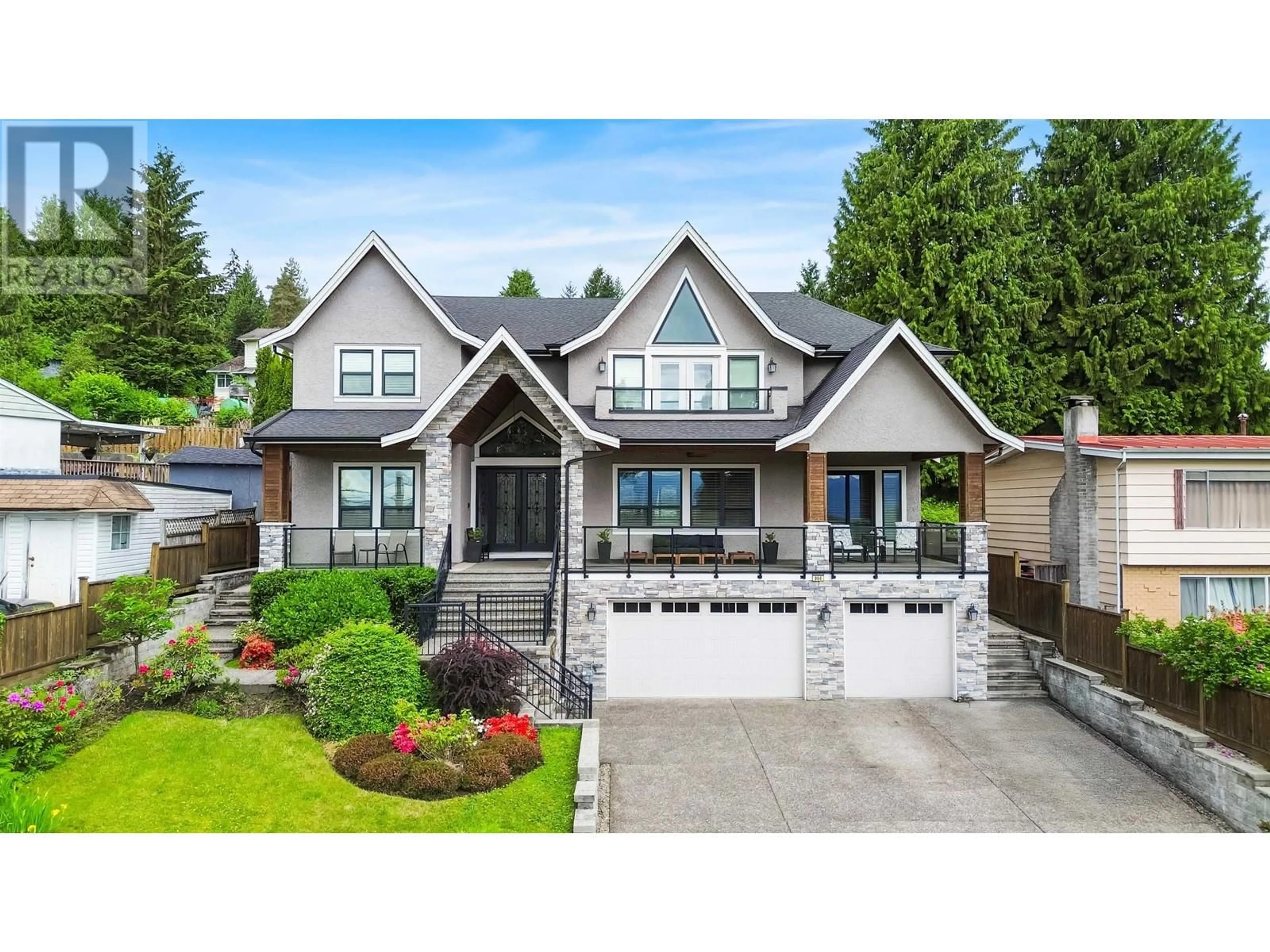 Home with vinyl exterior material, street for 966 RANCH PARK WAY, Coquitlam British Columbia V3C2H1