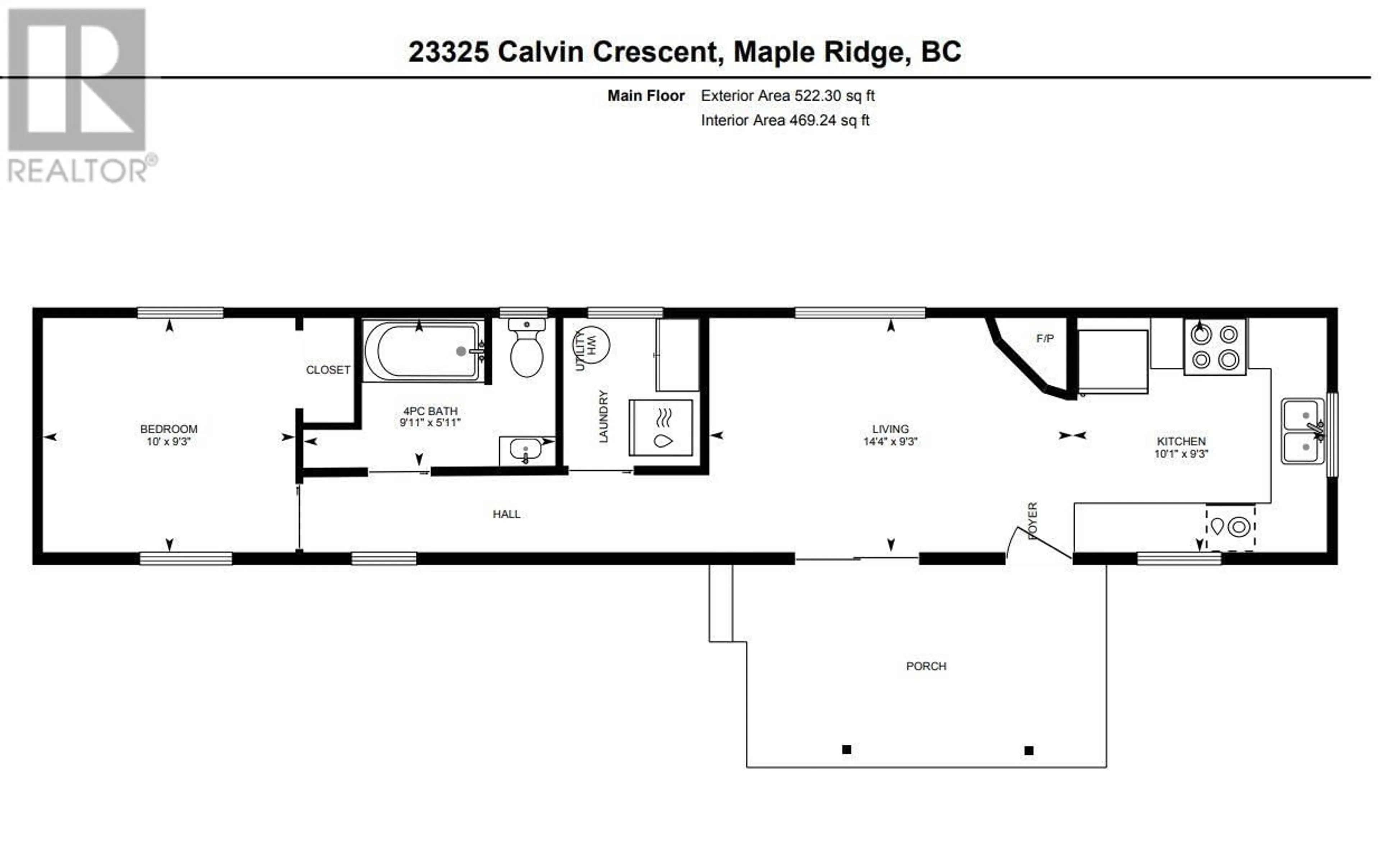 Floor plan for 33 - 23325 CALVIN CRESCENT, Maple Ridge British Columbia V2X4S3