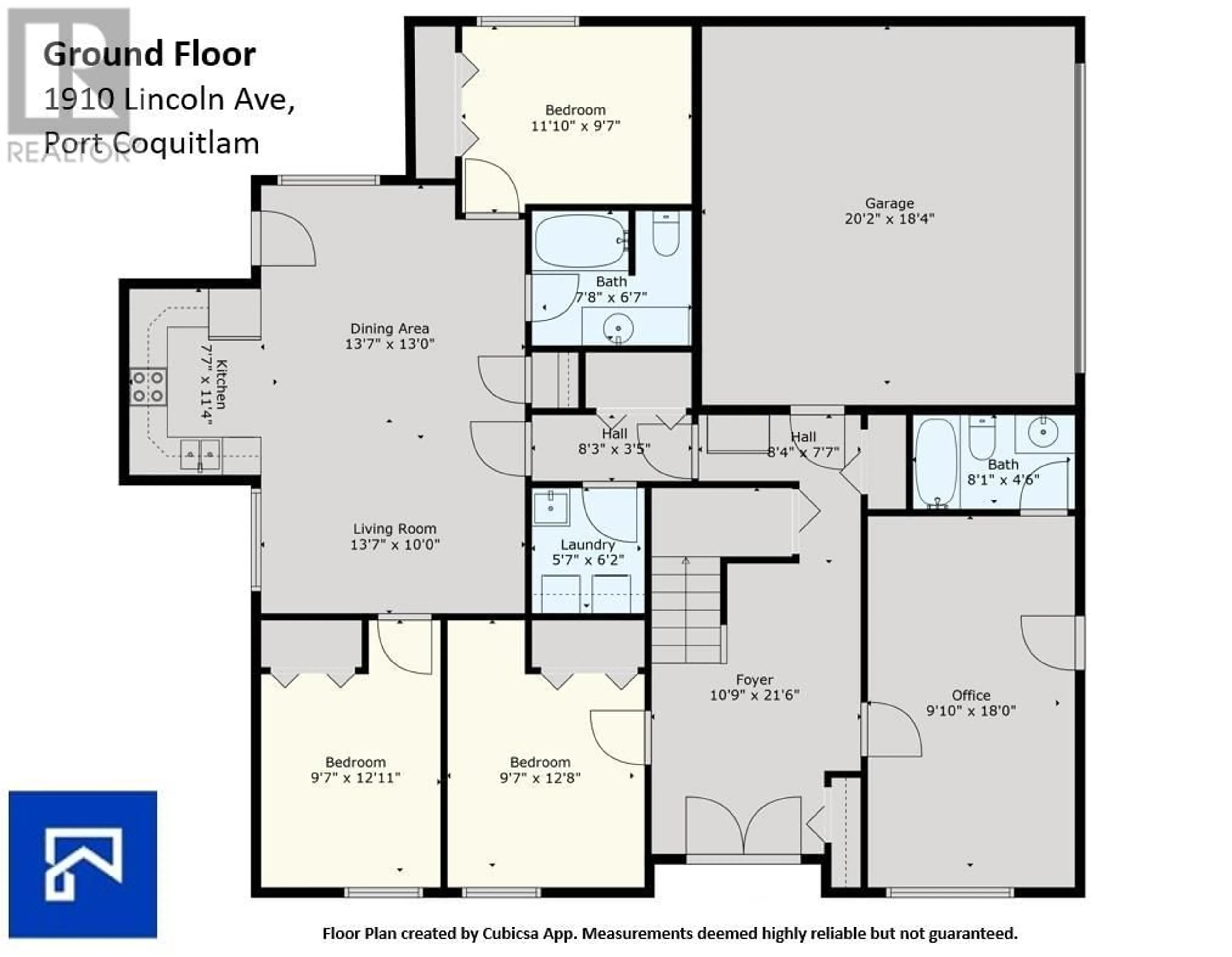 Floor plan for 1910 LINCOLN AVENUE, Port Coquitlam British Columbia V3B2J9