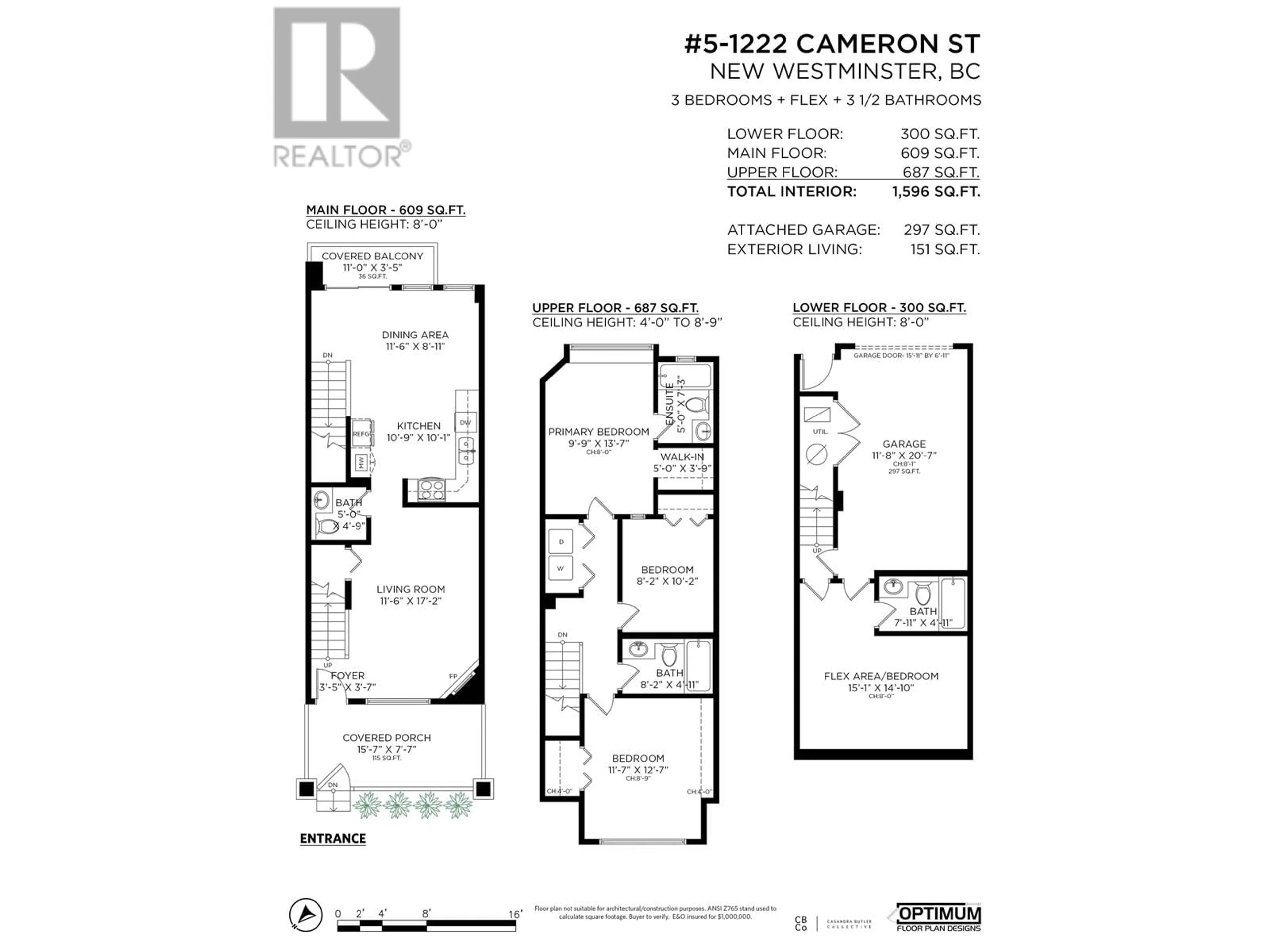 Floor plan for 5 - 1222 CAMERON STREET, New Westminster British Columbia V3M1W6