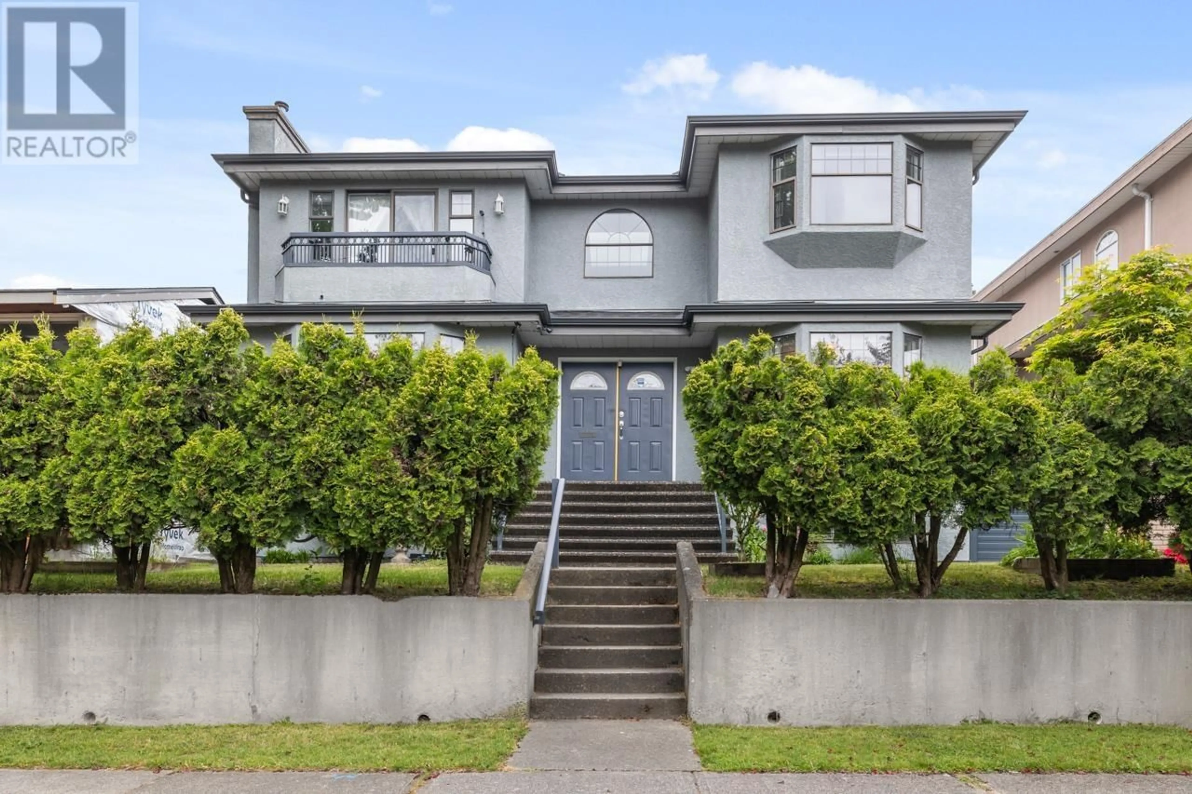 Home with vinyl exterior material, street for 1833 HARRISON DRIVE, Vancouver British Columbia V5P2P4