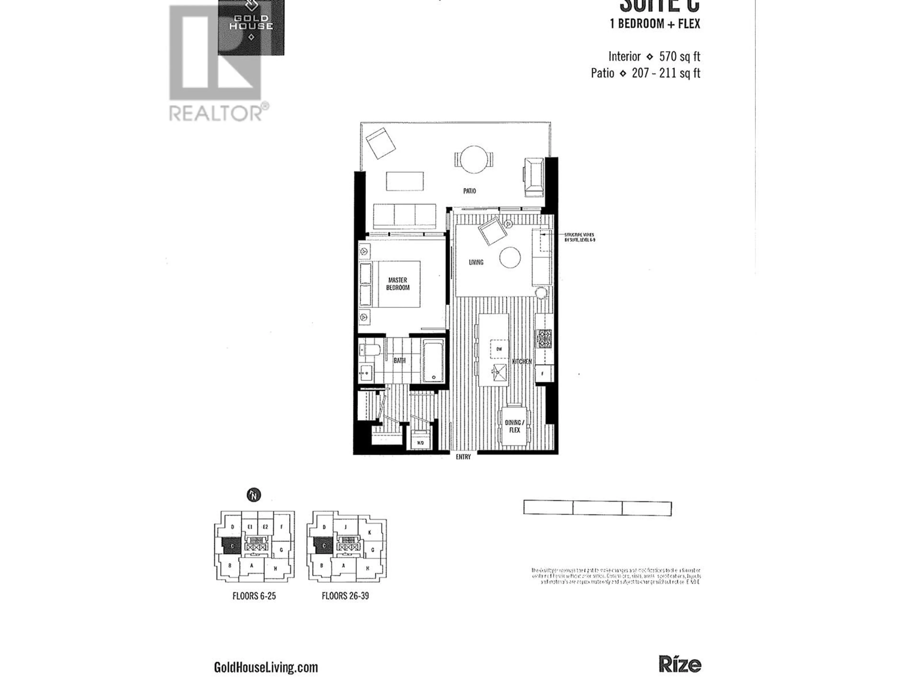 Floor plan for 3906 - 6383 MCKAY AVENUE, Burnaby British Columbia V5H0H8