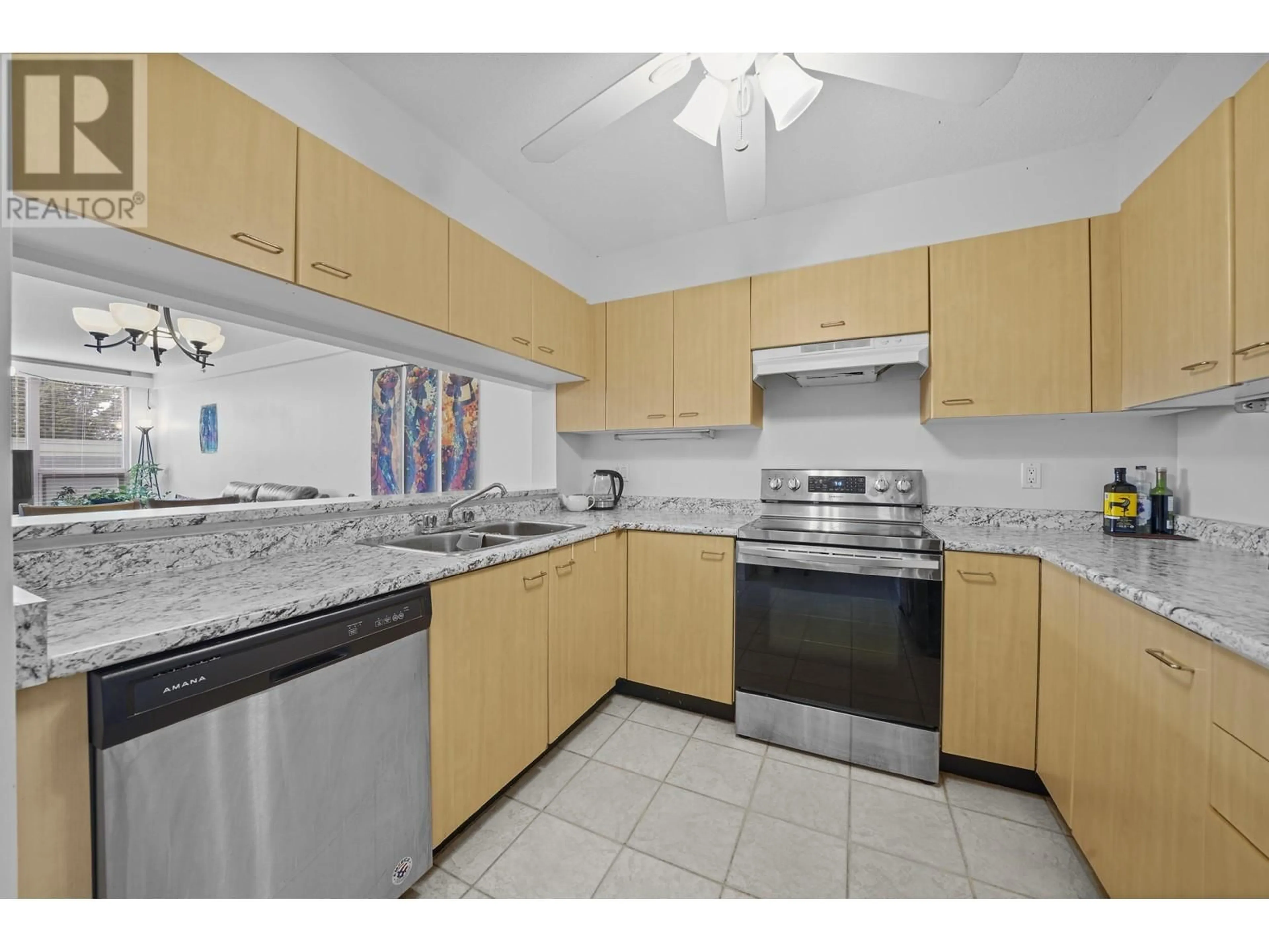 Standard kitchen, ceramic/tile floor for 407 - 1148 HEFFLEY CRESCENT, Coquitlam British Columbia V3B8A6