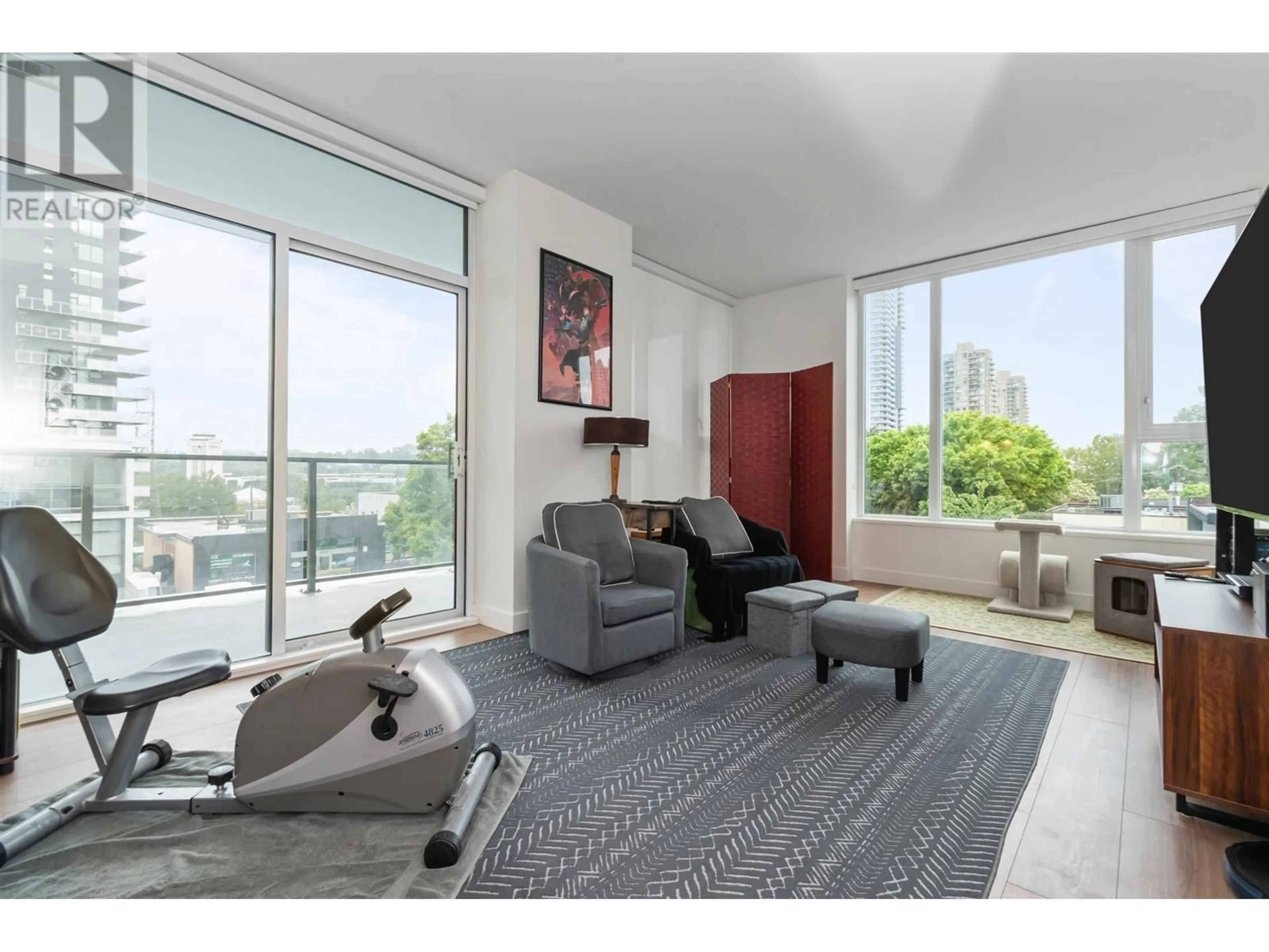 Living room with furniture, unknown for 205 - 4465 JUNEAU STREET, Burnaby British Columbia V5C0L8