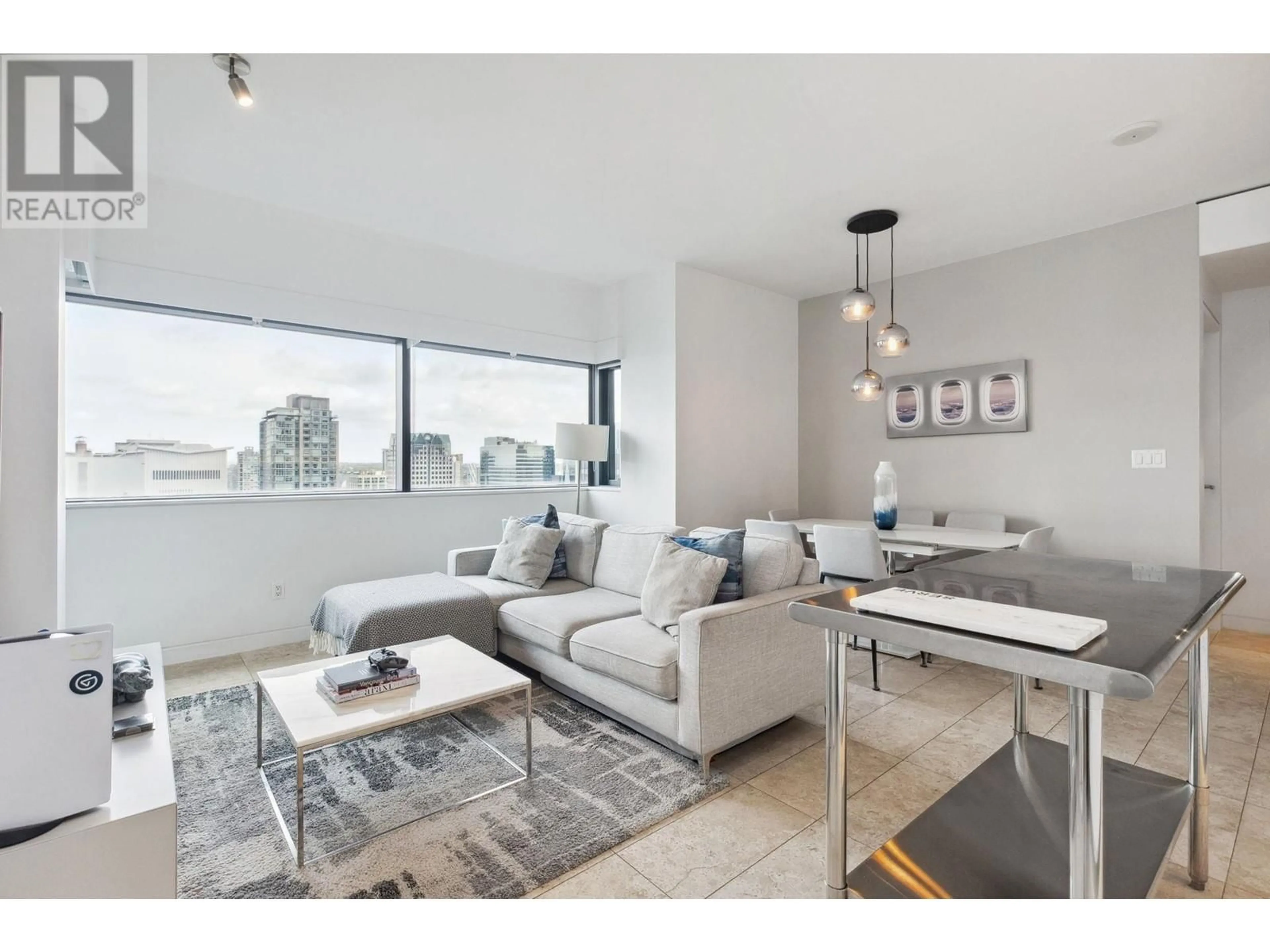 Living room with furniture, unknown for 2102 - 838 HASTINGS STREET, Vancouver British Columbia V6C0A6