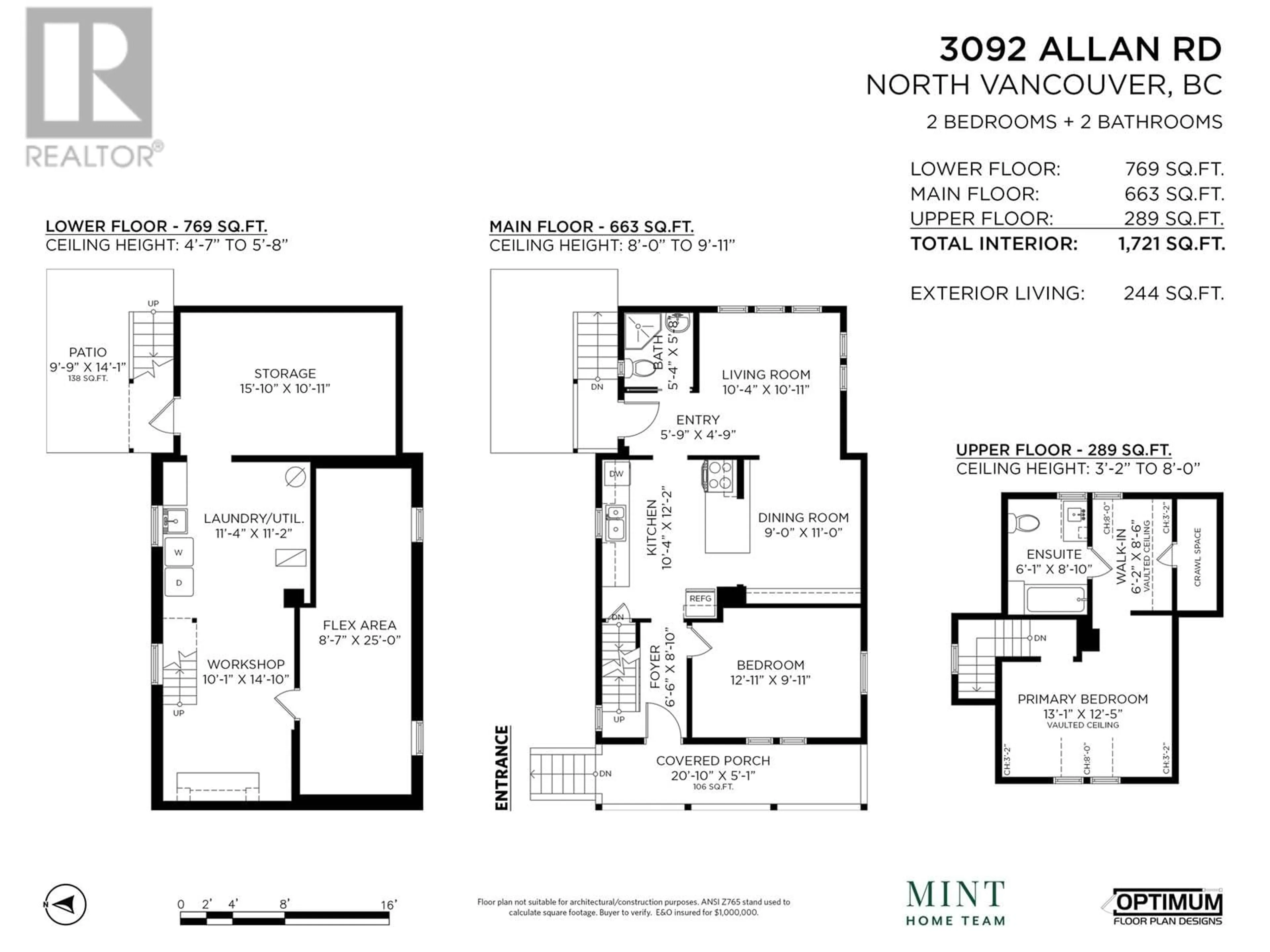 Floor plan for 3092 ALLAN ROAD, North Vancouver British Columbia V7J3C4