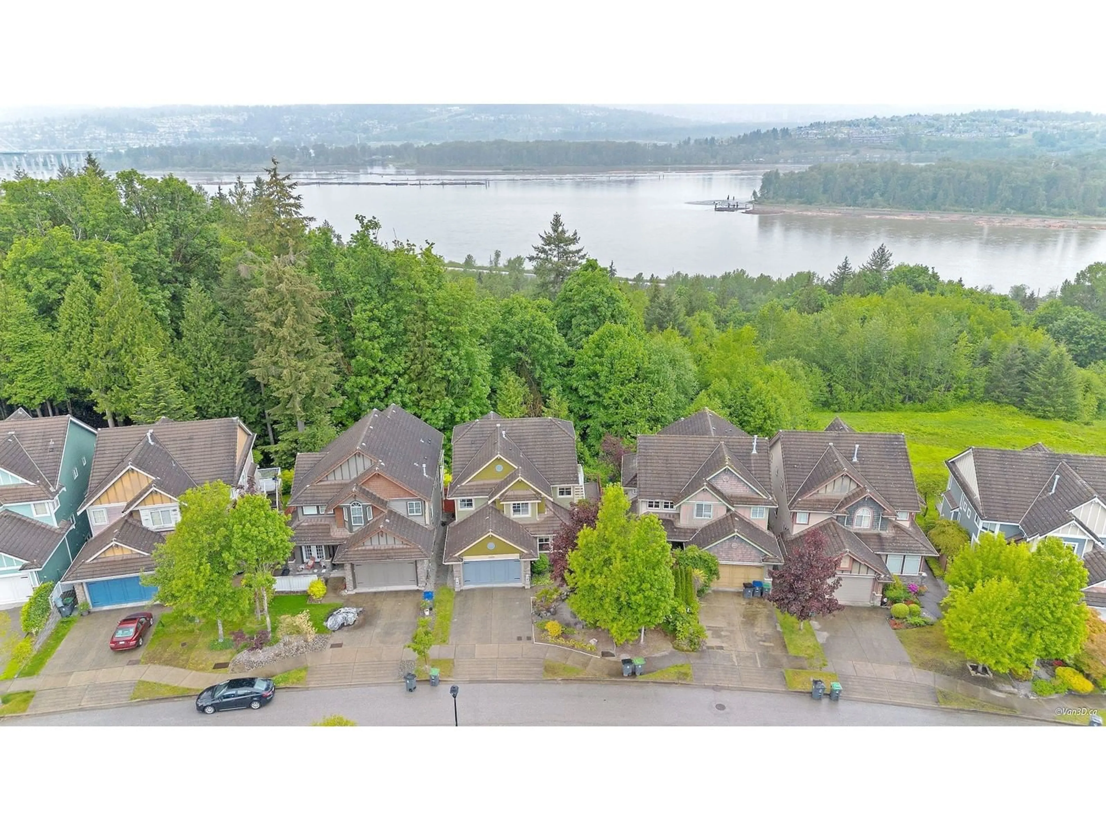 A pic from outside/outdoor area/front of a property/back of a property/a pic from drone, water/lake/river/ocean view for 11353 154A, Surrey British Columbia V3R2V7