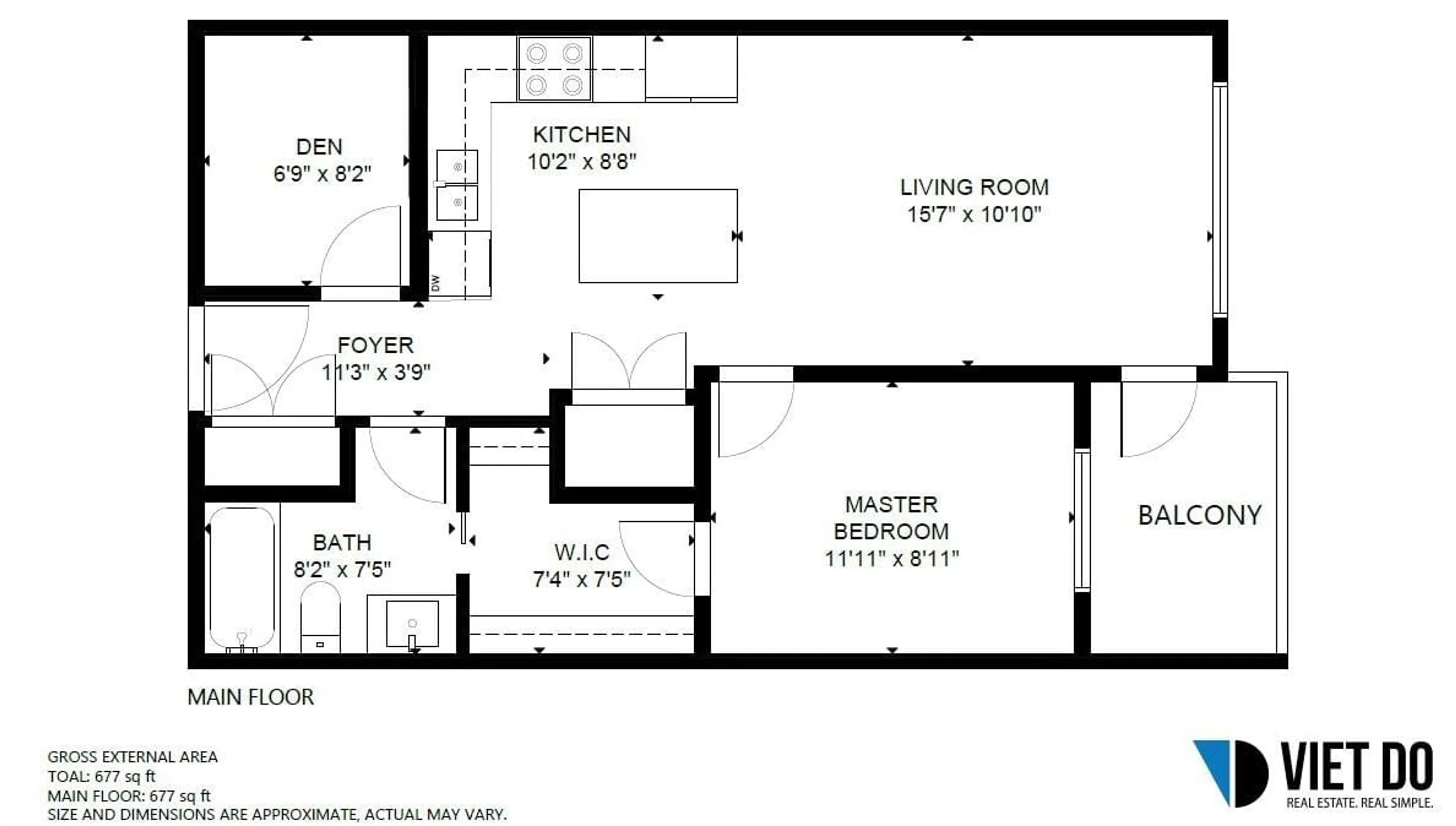 Floor plan for 410 - 5638 201A, Langley British Columbia V3A0L8